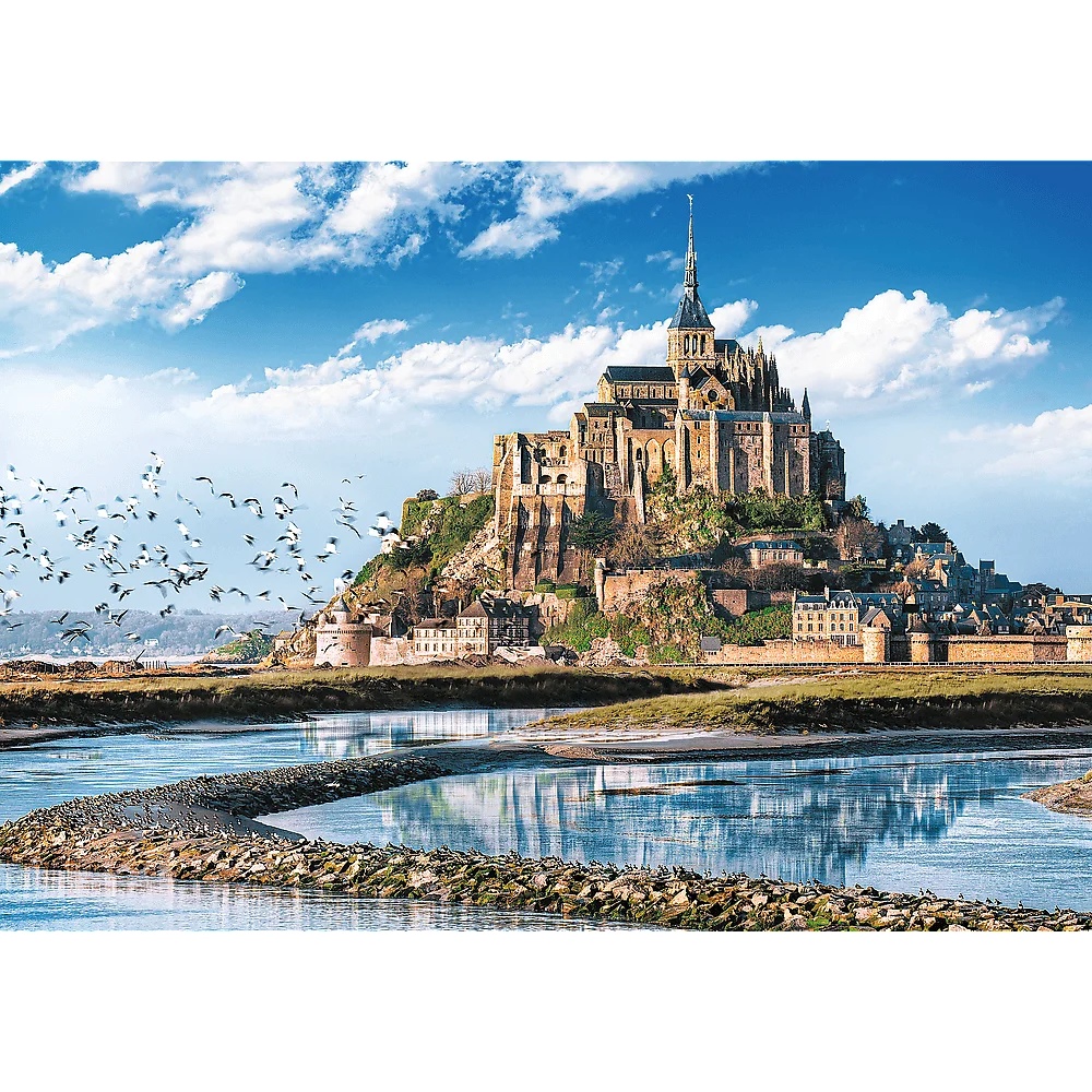 Puzzle 1000 El. Mont Saint-Michel, Francja