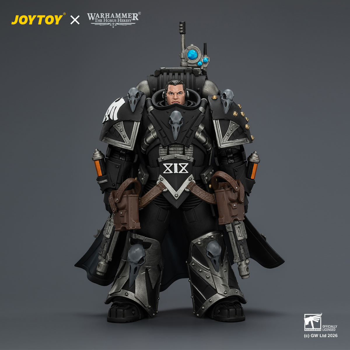 JOYTOY JT04346 Warhammer The Horus Heresy 1:18 Raven Guard Kaedes Nex the Blood Crow with Fulcrum hand cannons - JOYTOY WORLD