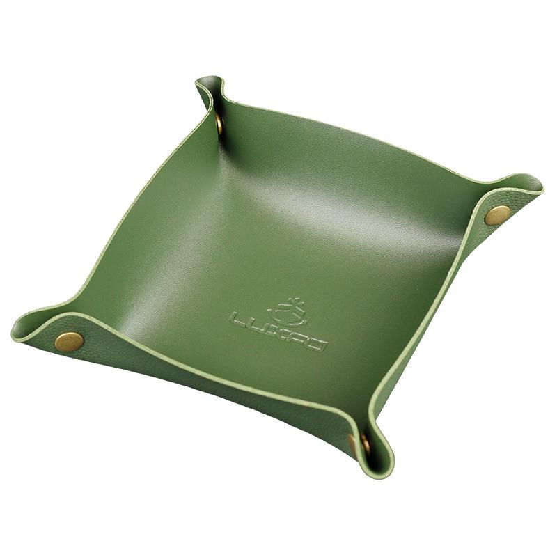 PU Leather Metal Buckle Rolling Tray