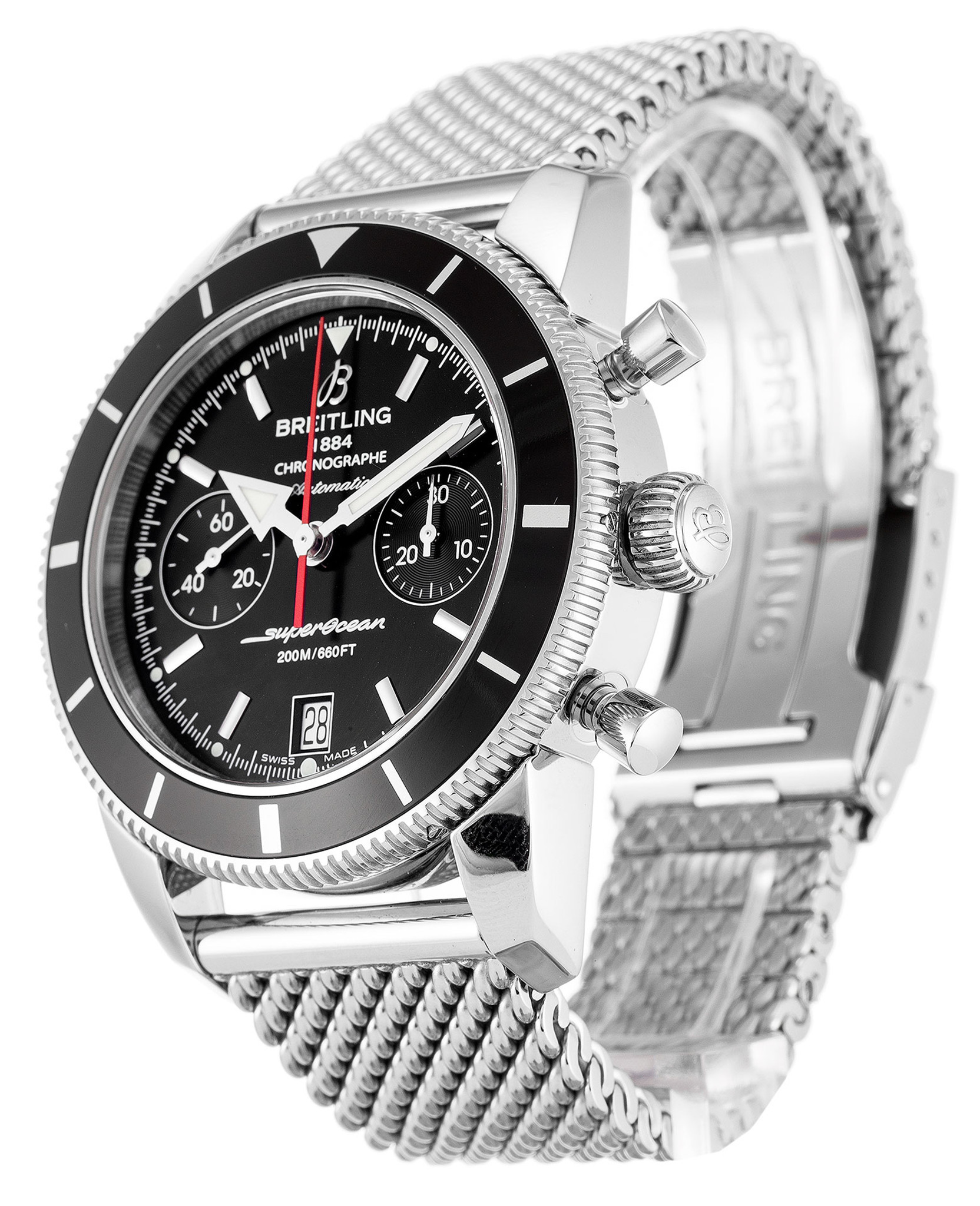 Replica Breitling SuperOcean Heritage Black Dial Stick Markers A23370