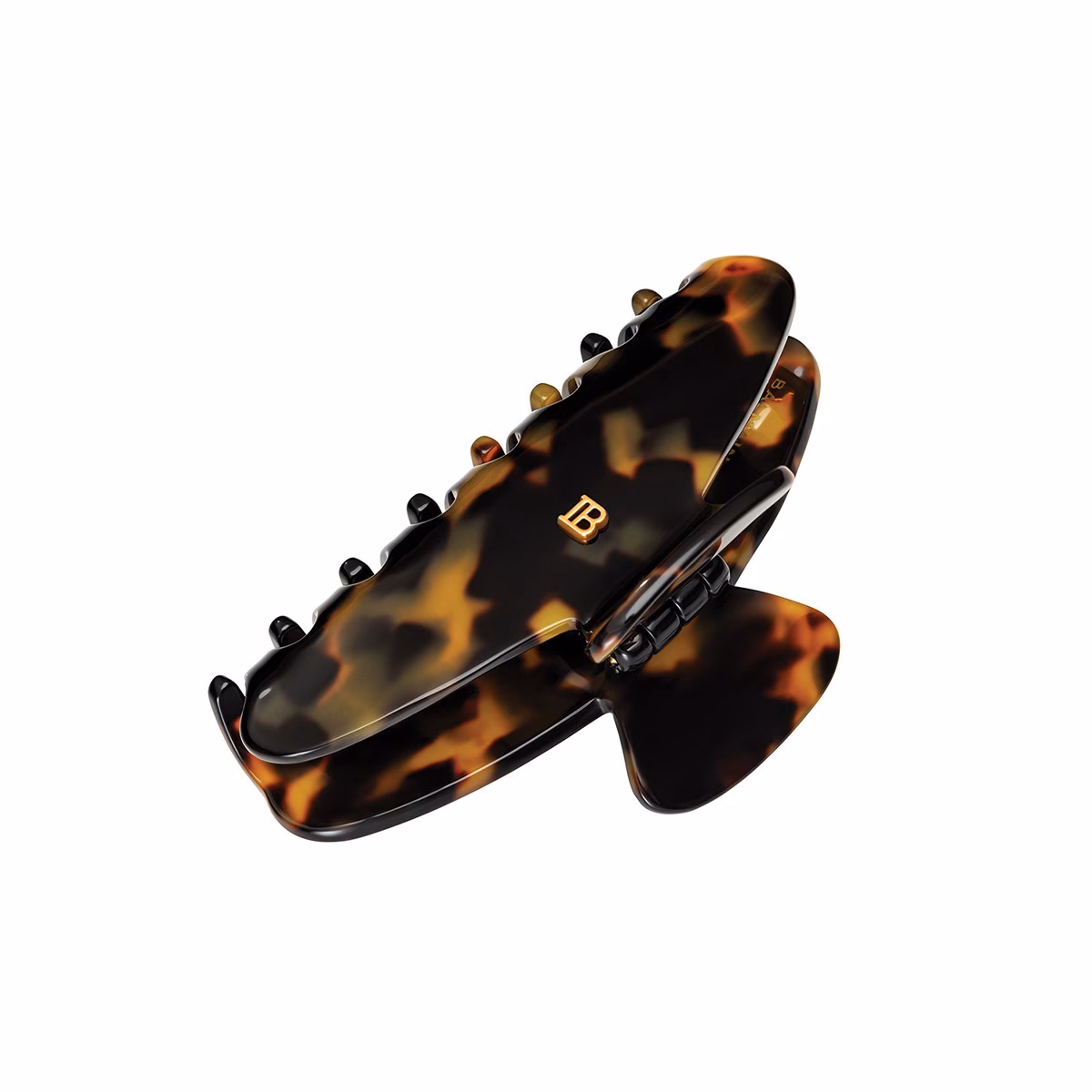 HC Cellulose Acetate Pince à cheveux Medium Tortoise Shell