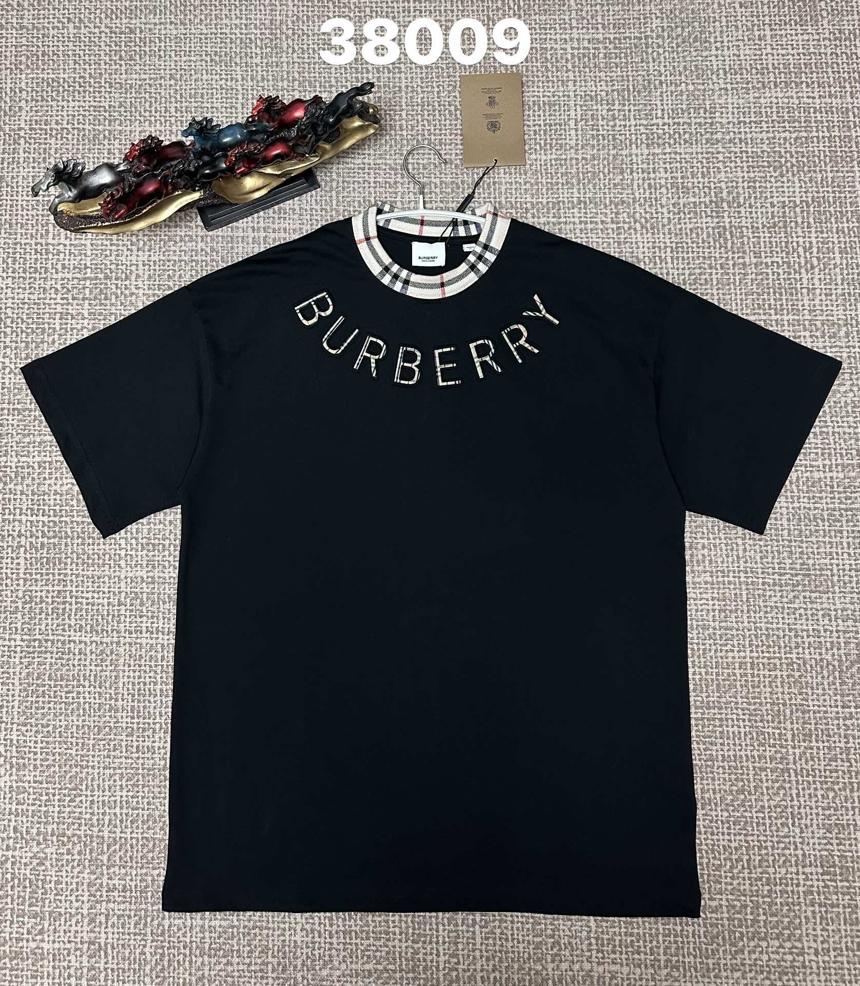 Burberry Check TB Monogram Logo T-Shirt