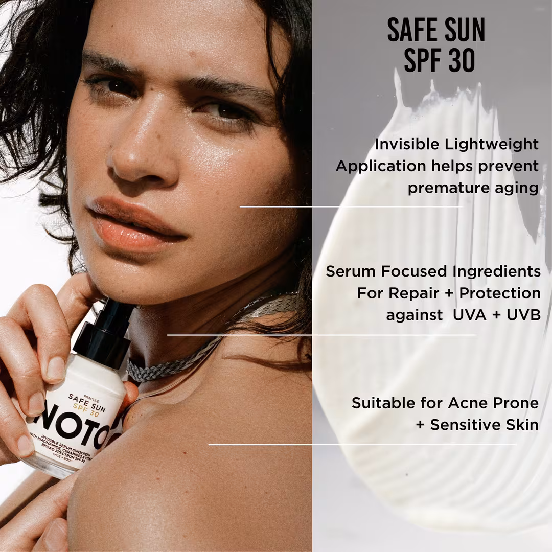 NOTO Botanics  Safe Sun SPF 30 Invisible Serum Sunscreen