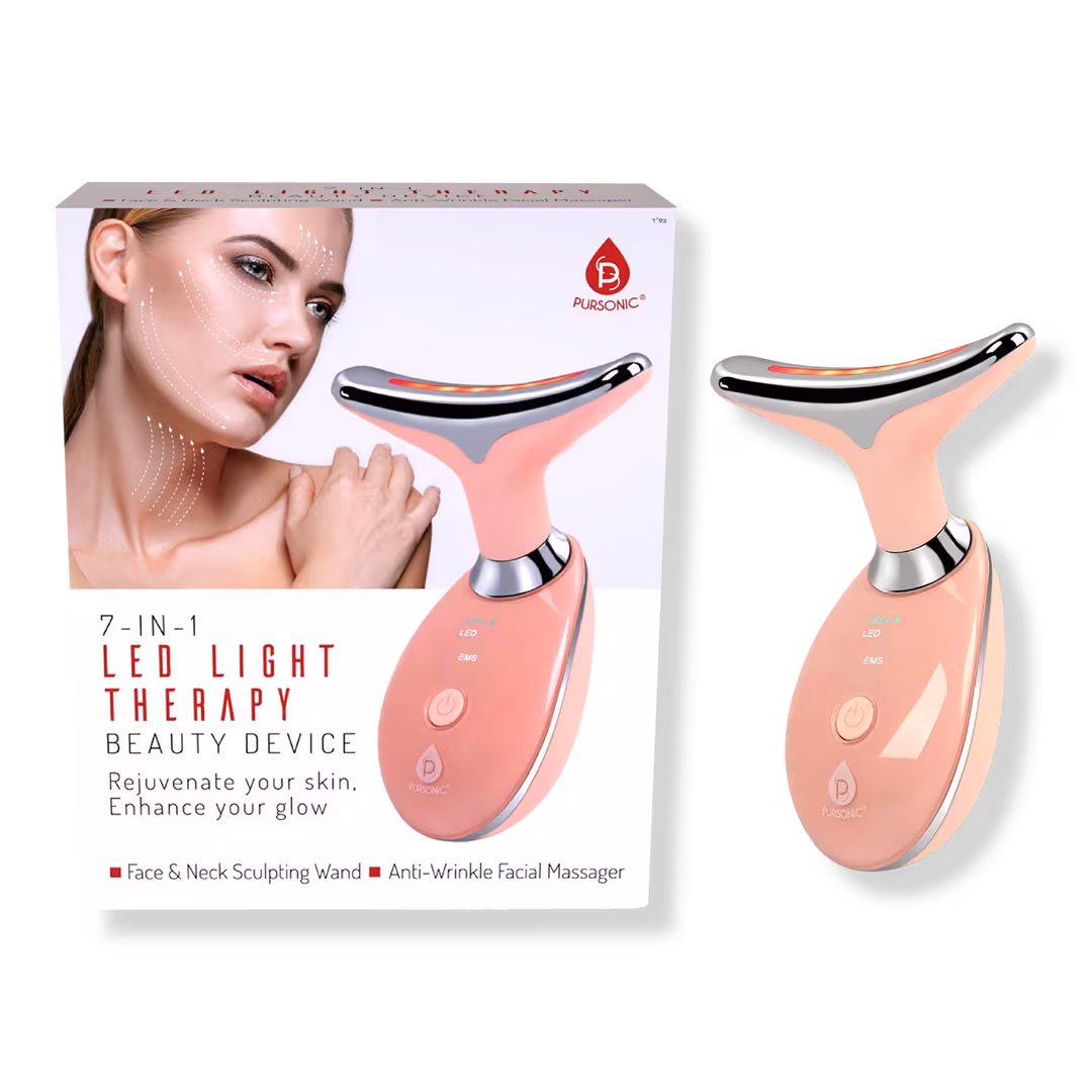 PURSONIC  7-in-1 LED Light Therapy Beauty Device