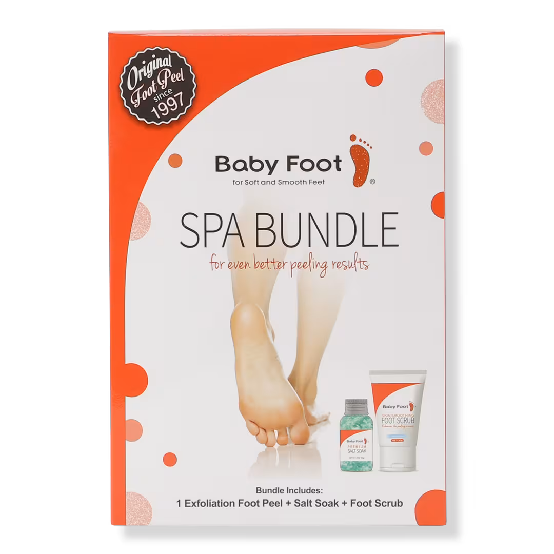 Baby Foot  Foot Peel, Soaks & Scrub Spa Bundle