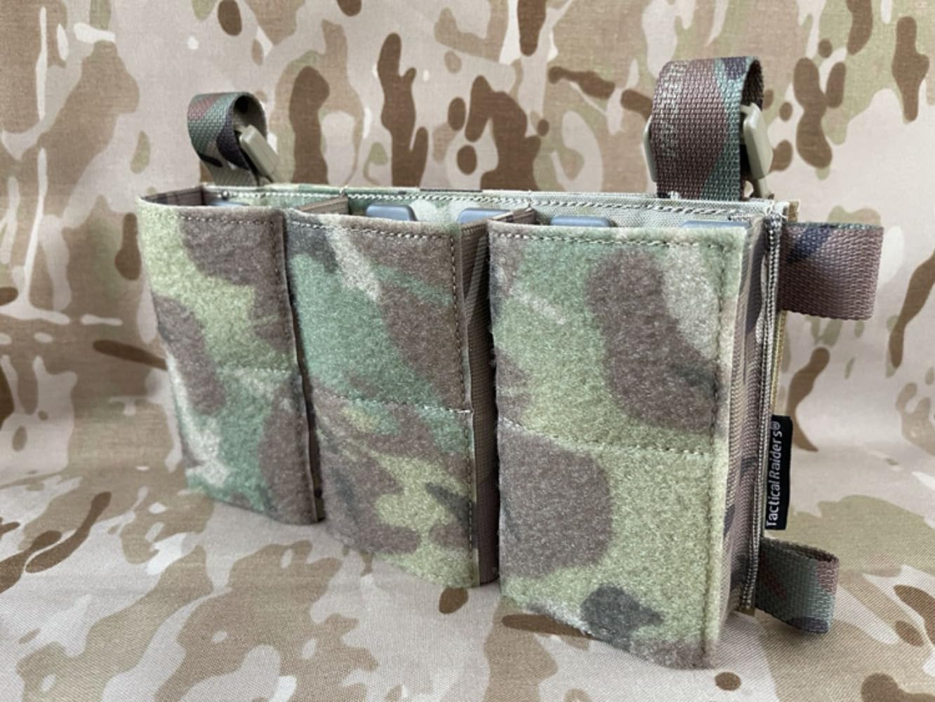 USKDTAC KYWI Tactical Rifle Triple Magazine Pouch with Hook and Loop Fastener