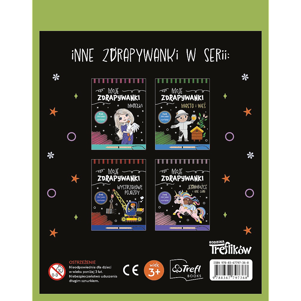 Książka Aktywizująca Trefliki I Zwierzaki. Moje Zdrapywanki