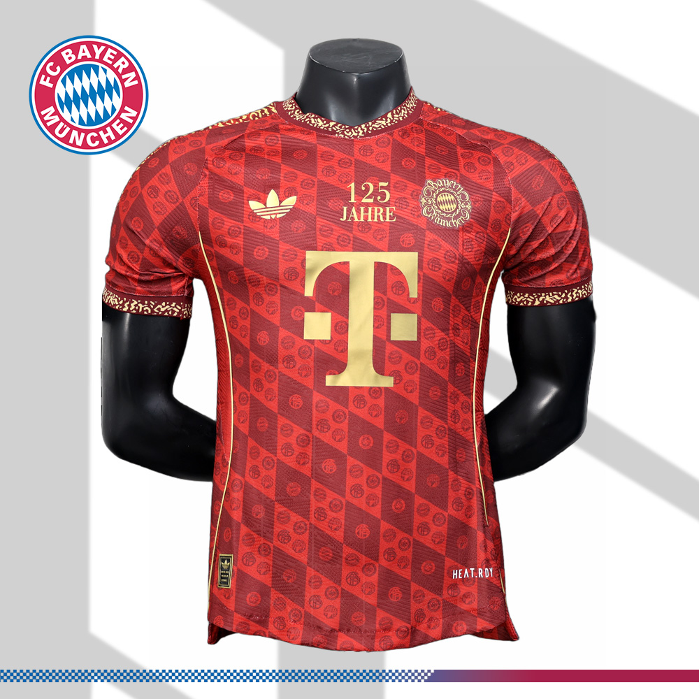 2025/2026 Bayern Munich 125th Anniversary Red Football Shirt (Player Edition)