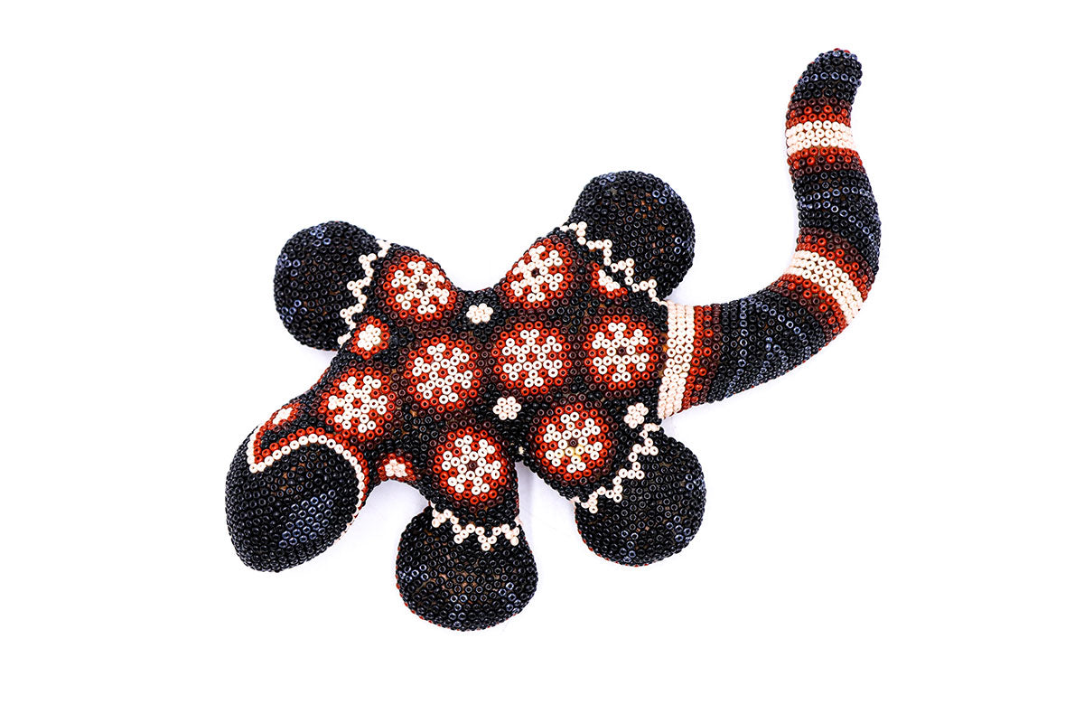 Salamandra – Obra de Arte Huichol