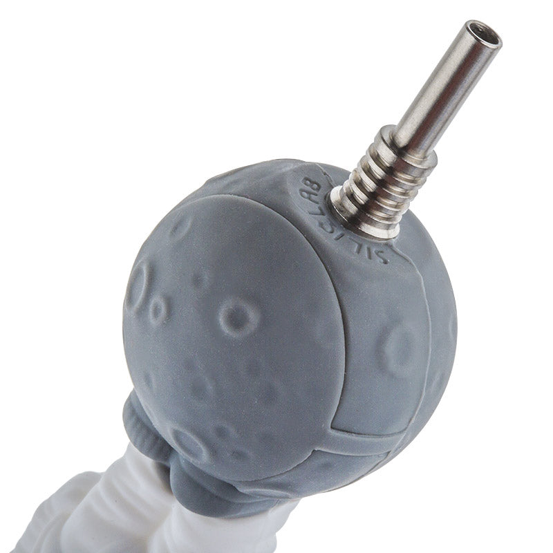 Silicone Honey Straw Astronauts Landing Moon Design