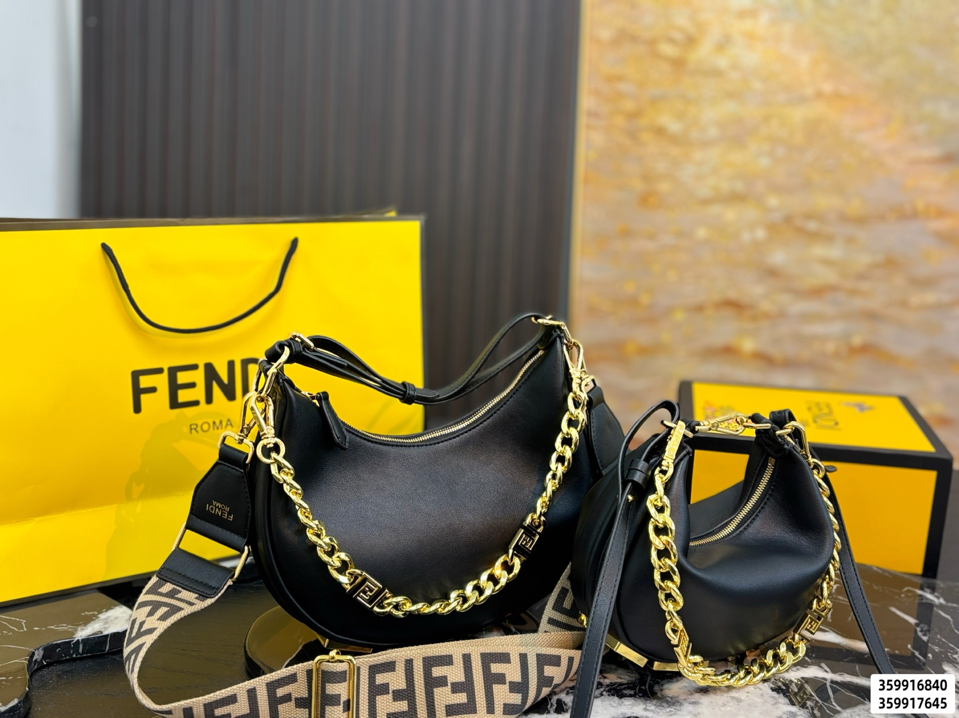Fendi Graphy Hobo Bag