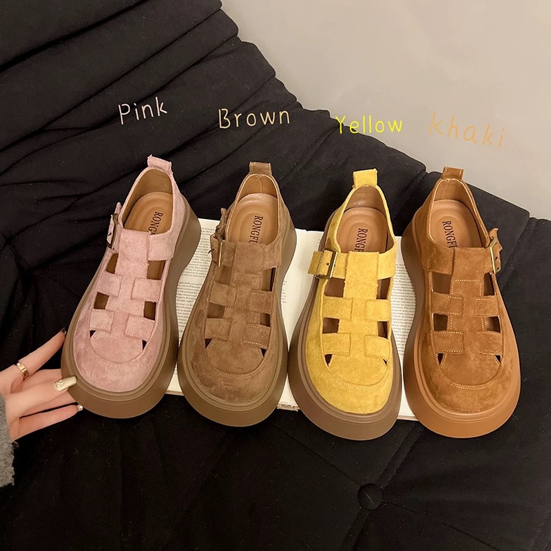 Women's Platform Closed-Toe Sandals