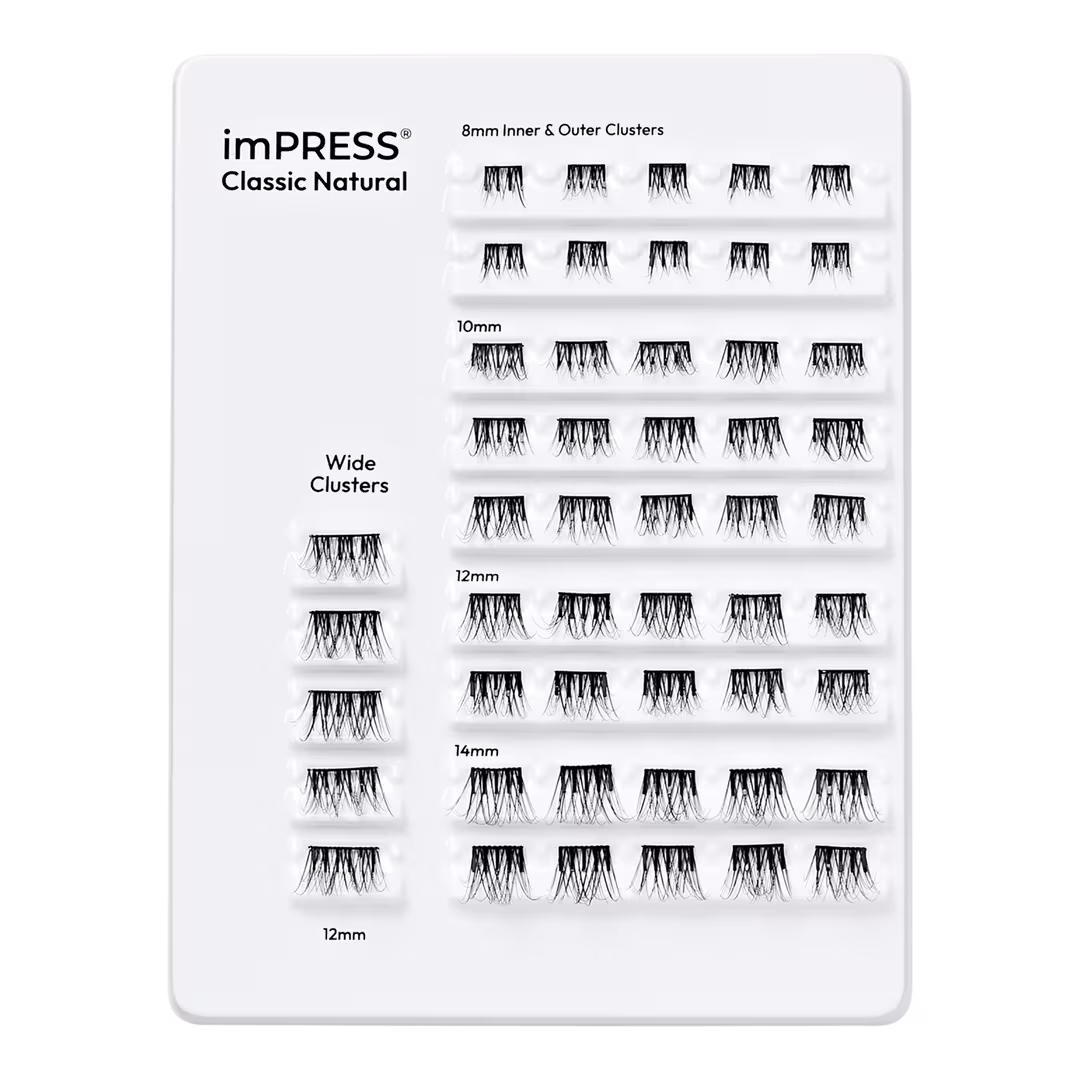 Kiss  imPRESS Multipack Pre-Glued Lash Clusters Kit