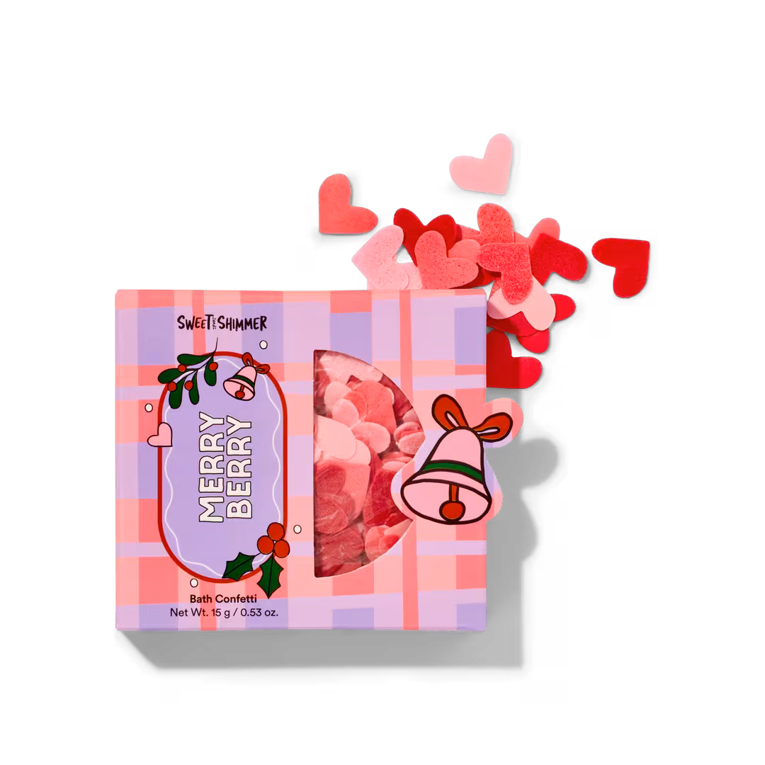 Sweet & Shimmer  Merry Berry Bath Confetti