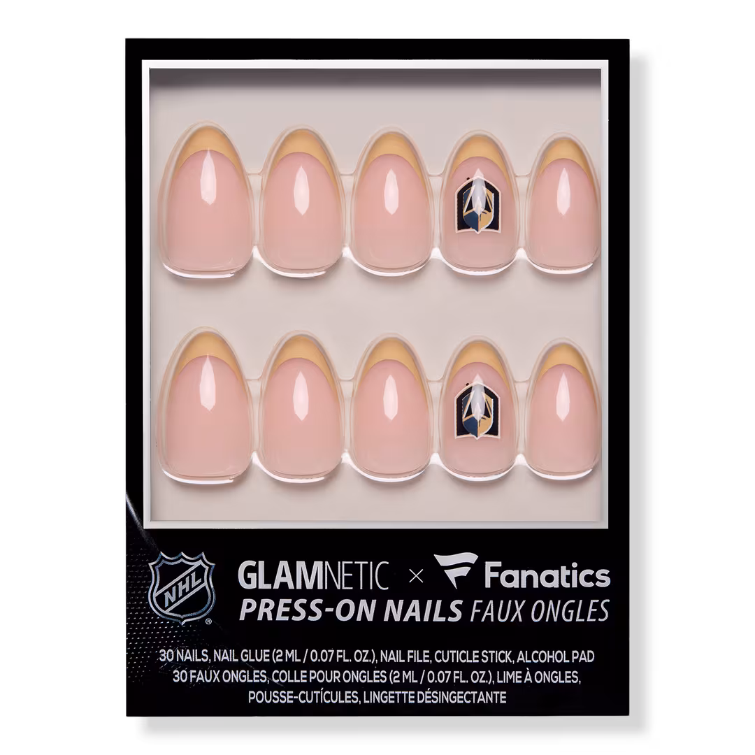 Glamnetic x Fanatics Nail  Vegas Golden Knights Press-On Nails