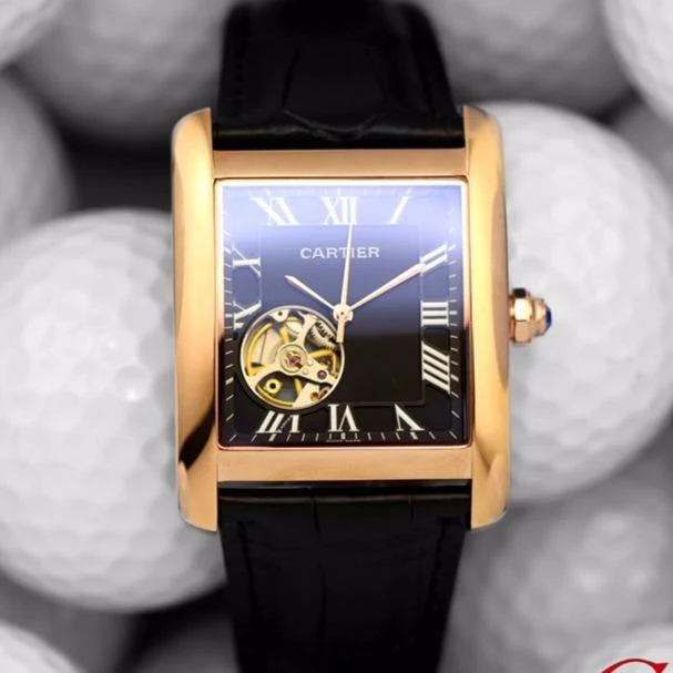Cartier Watch TANK MC TOURBILLON GOLD LIMITED EDITION