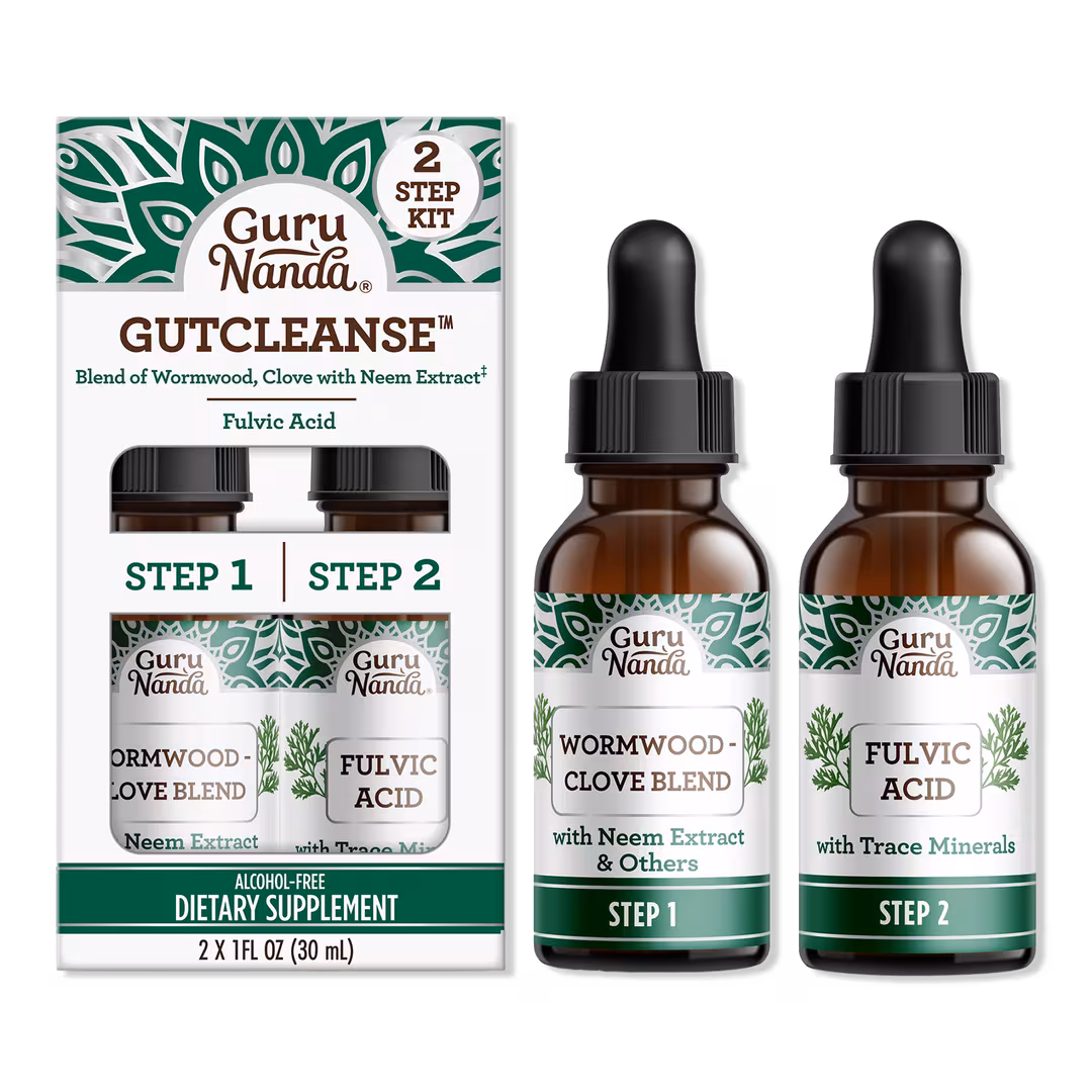 GuruNanda  Herbal GutCleanse Digestive Wellness Support System