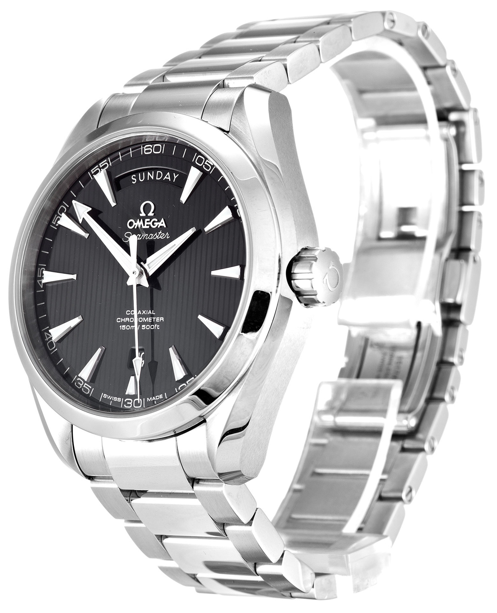 Replica Omega Aqua Terra 150m Gents Black Dial Stainless Steel Strap 231.10.42.22.01.001 41.5MM