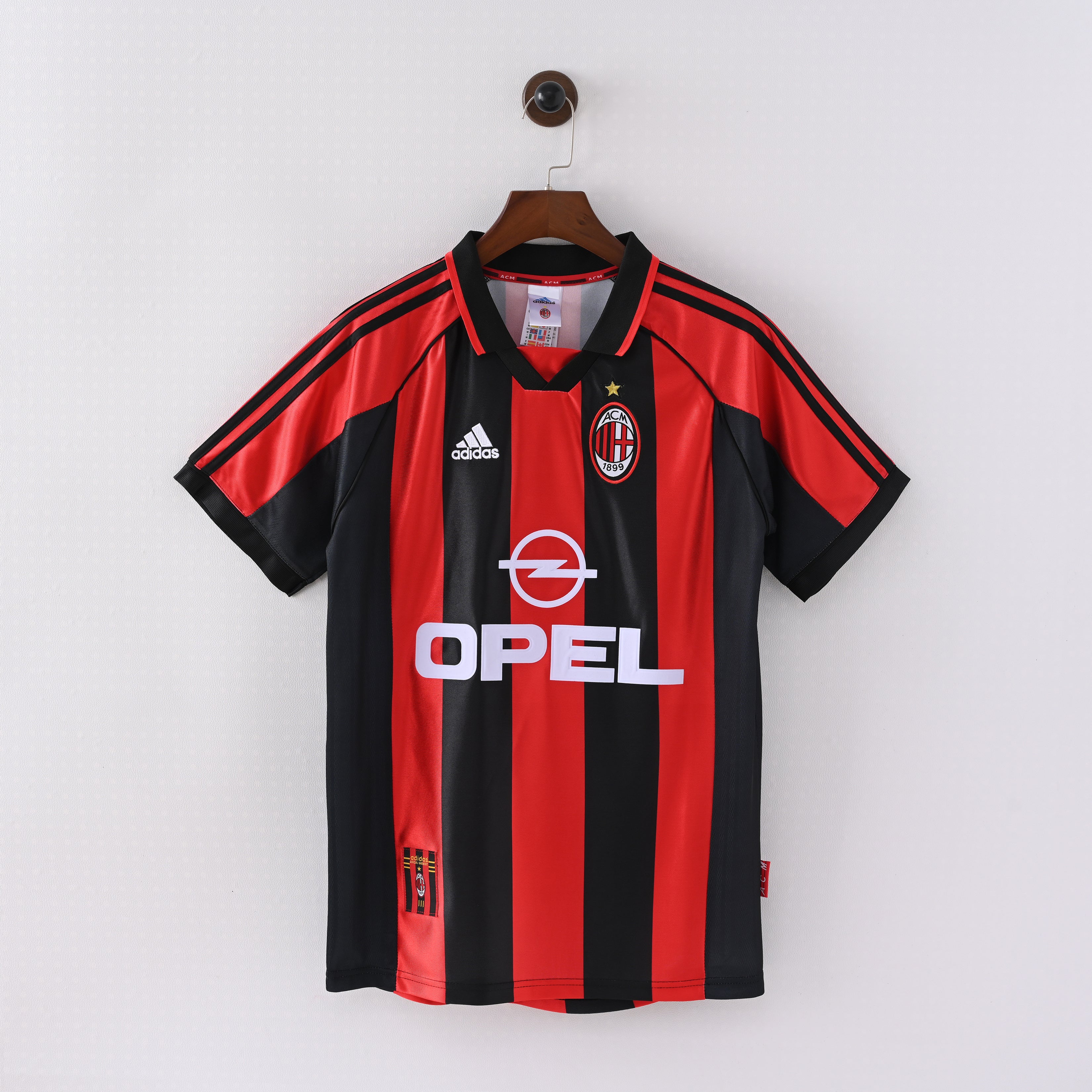 AC Milan Retro Vintage Home Jersey Men 1998-1999