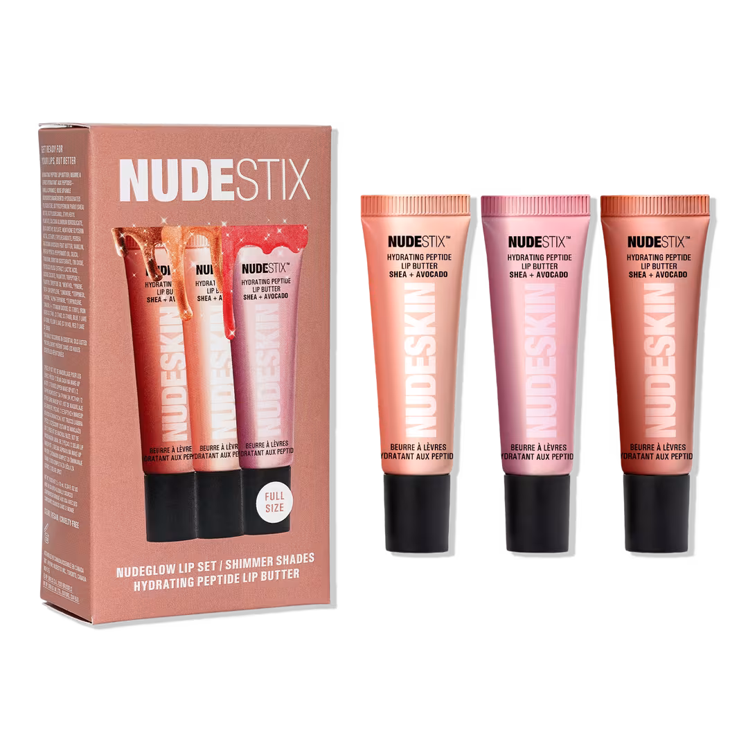 NUDESTIX  NUDEGLOW Lip Set - Hydrating Peptide Lip Butter