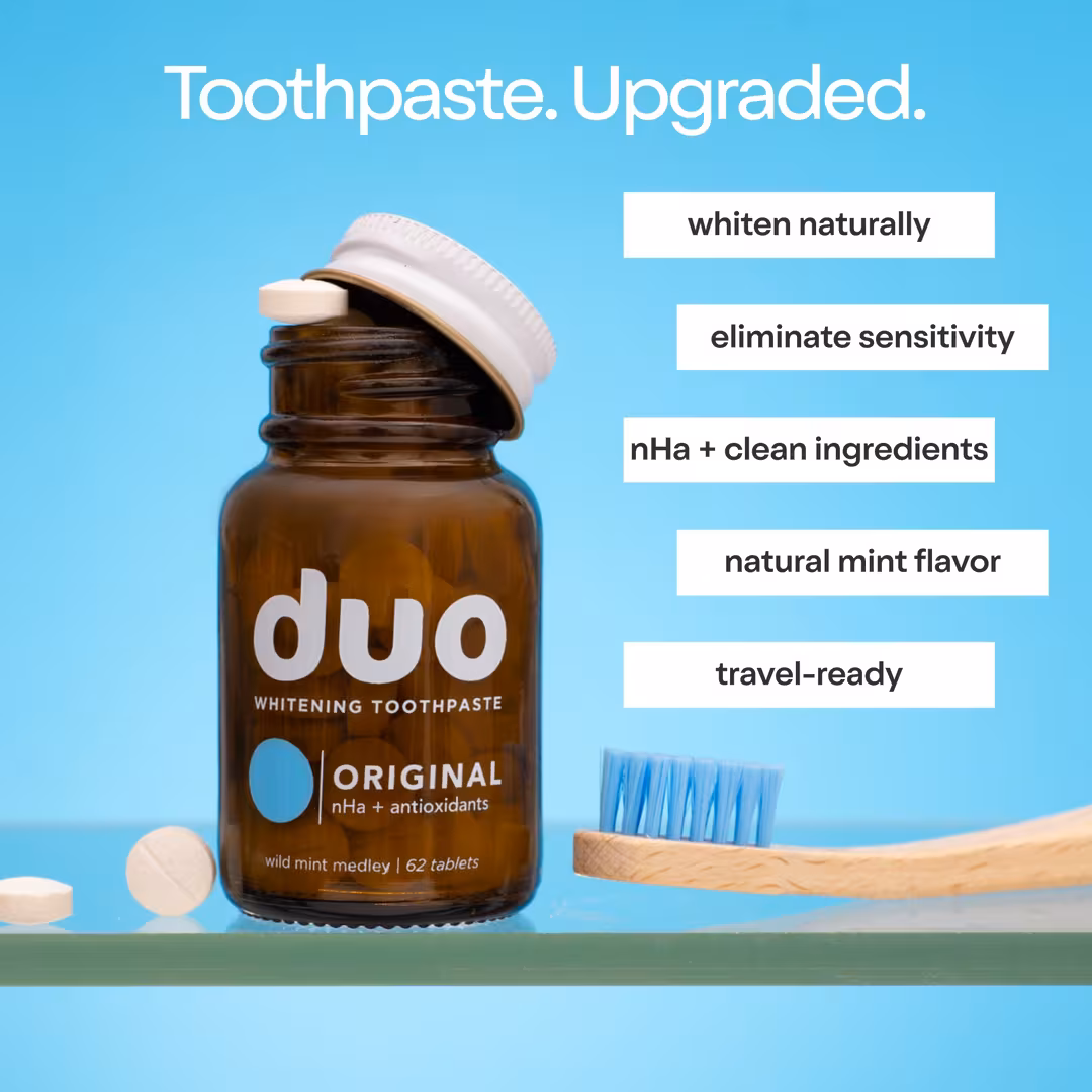 Duo Toothpaste  Original Whitening Toothpaste Tablets