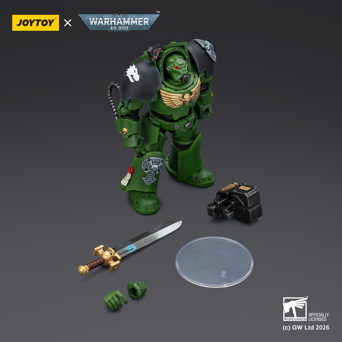 JOYTOY Warhammer 40k 1: 18 Salamanders Terminators - JOYTOY WORLD