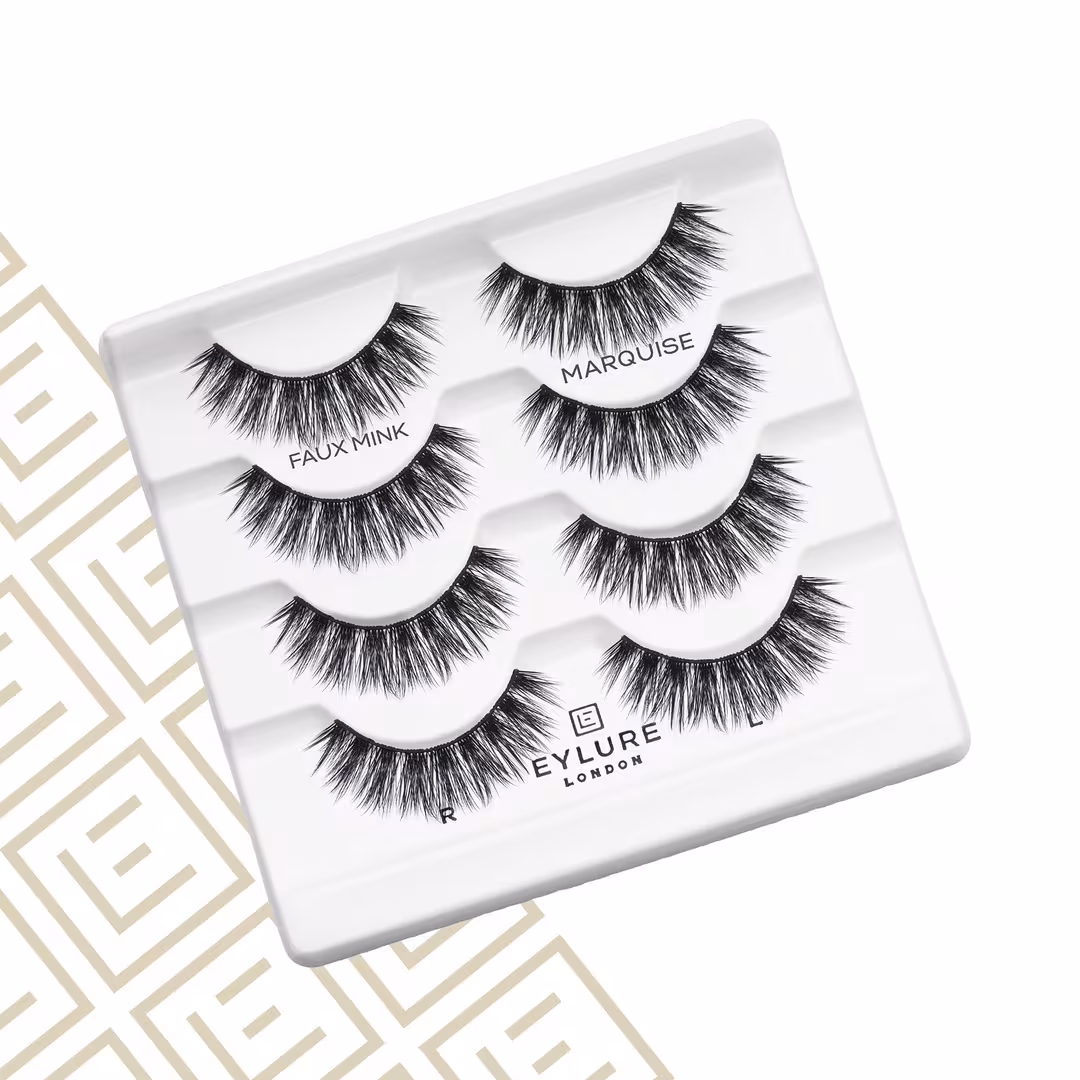Eylure  Luxe Silk Marquise Eyelashes Multipack