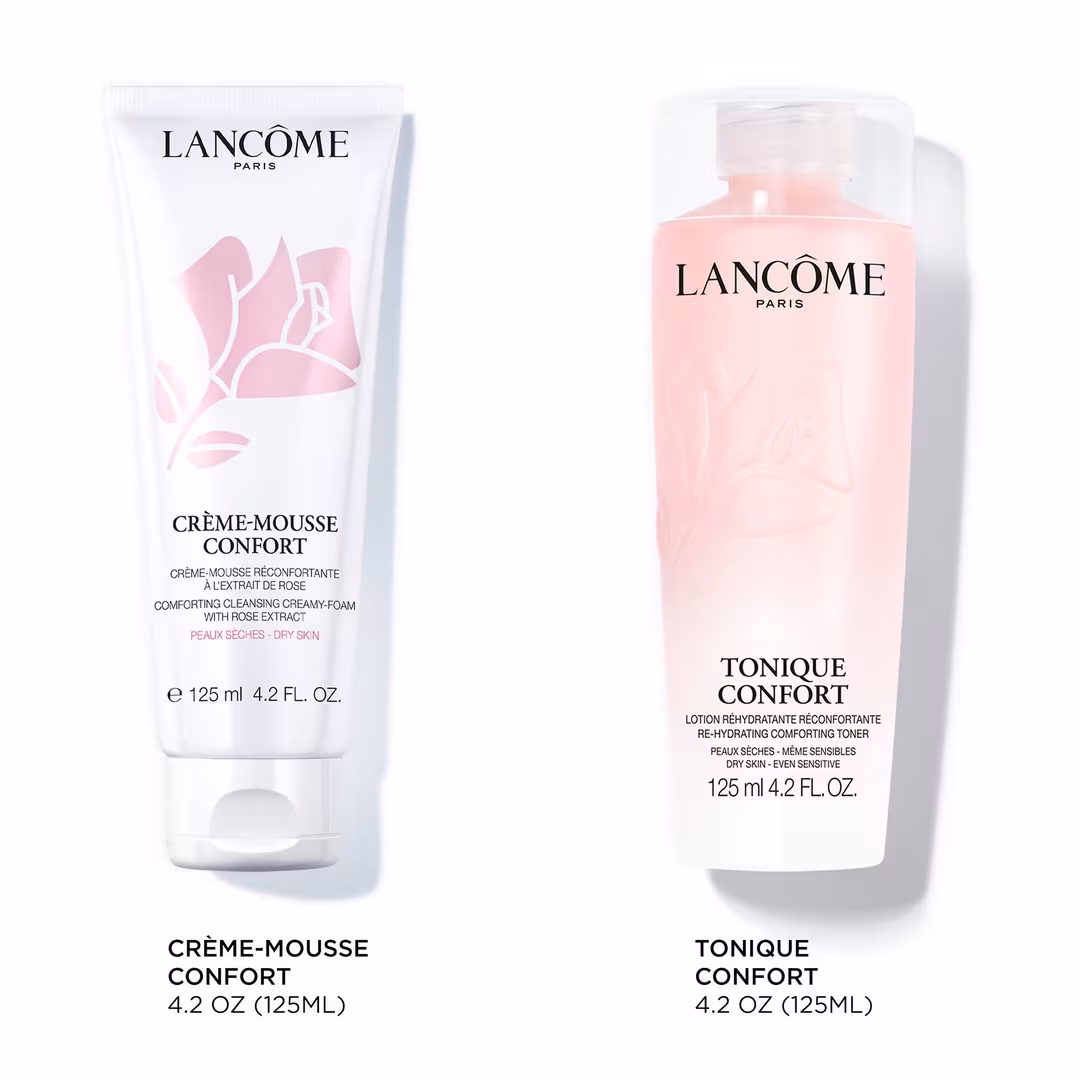 Lancôme  Tonique Confort Hydrating Toner & Crème Mousse Confort Foaming Cleanser 2 Piece Set