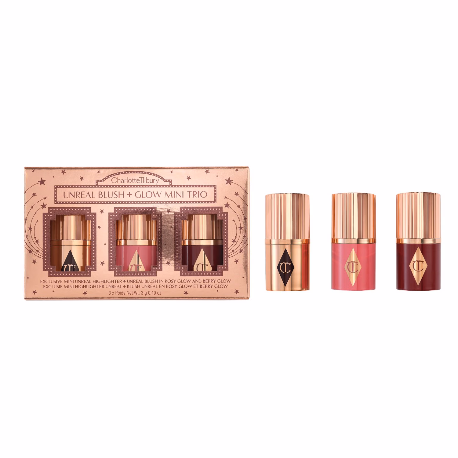 UNREAL BLUSH + GLOW MINI TRIO