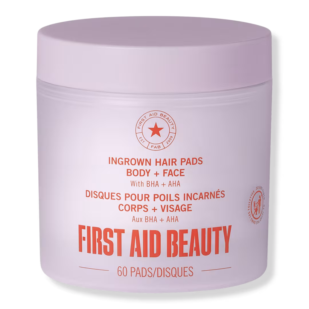 First Aid Beauty  Ingrown Hair Pads with BHA + AHA