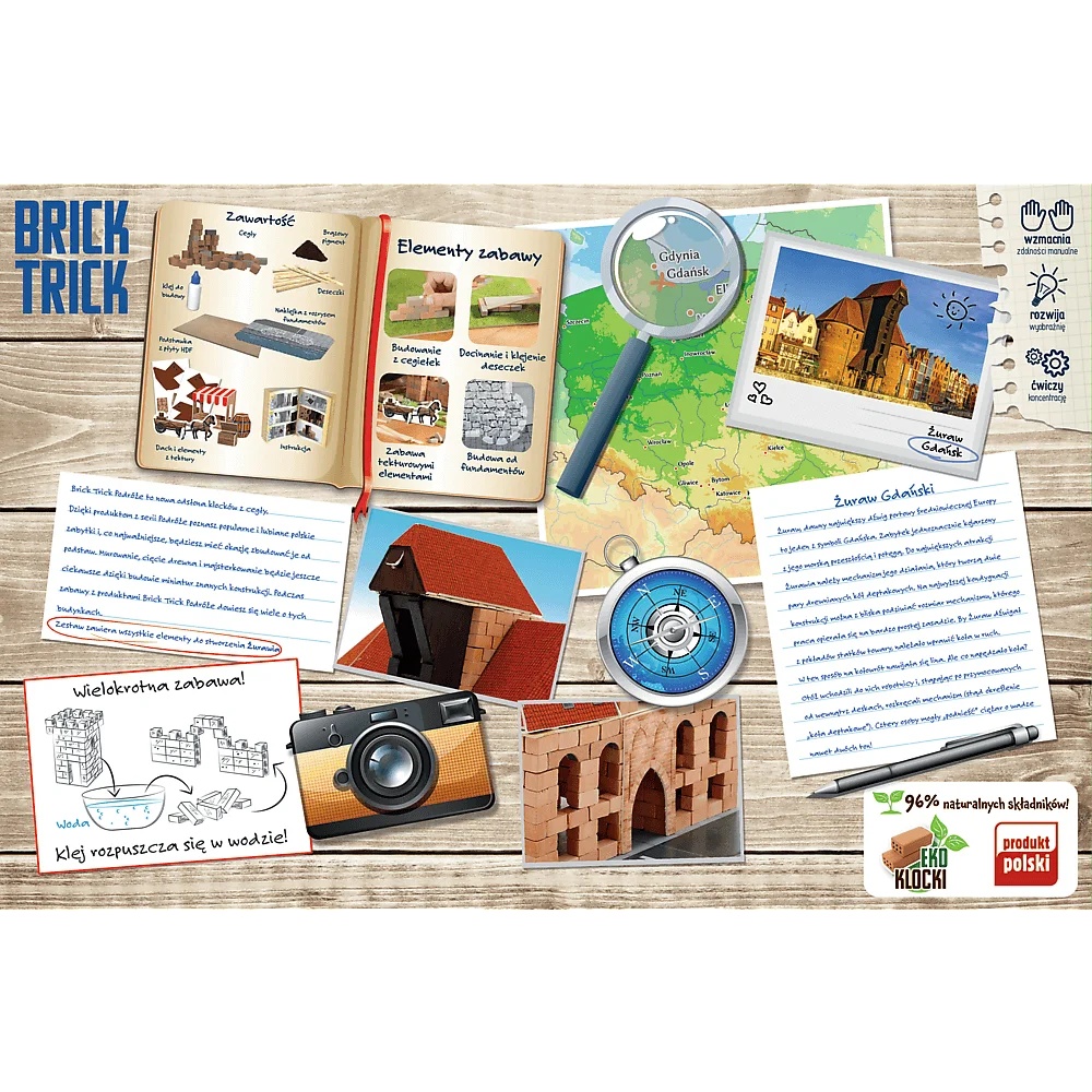 Brick Trick Podróże Żuraw
