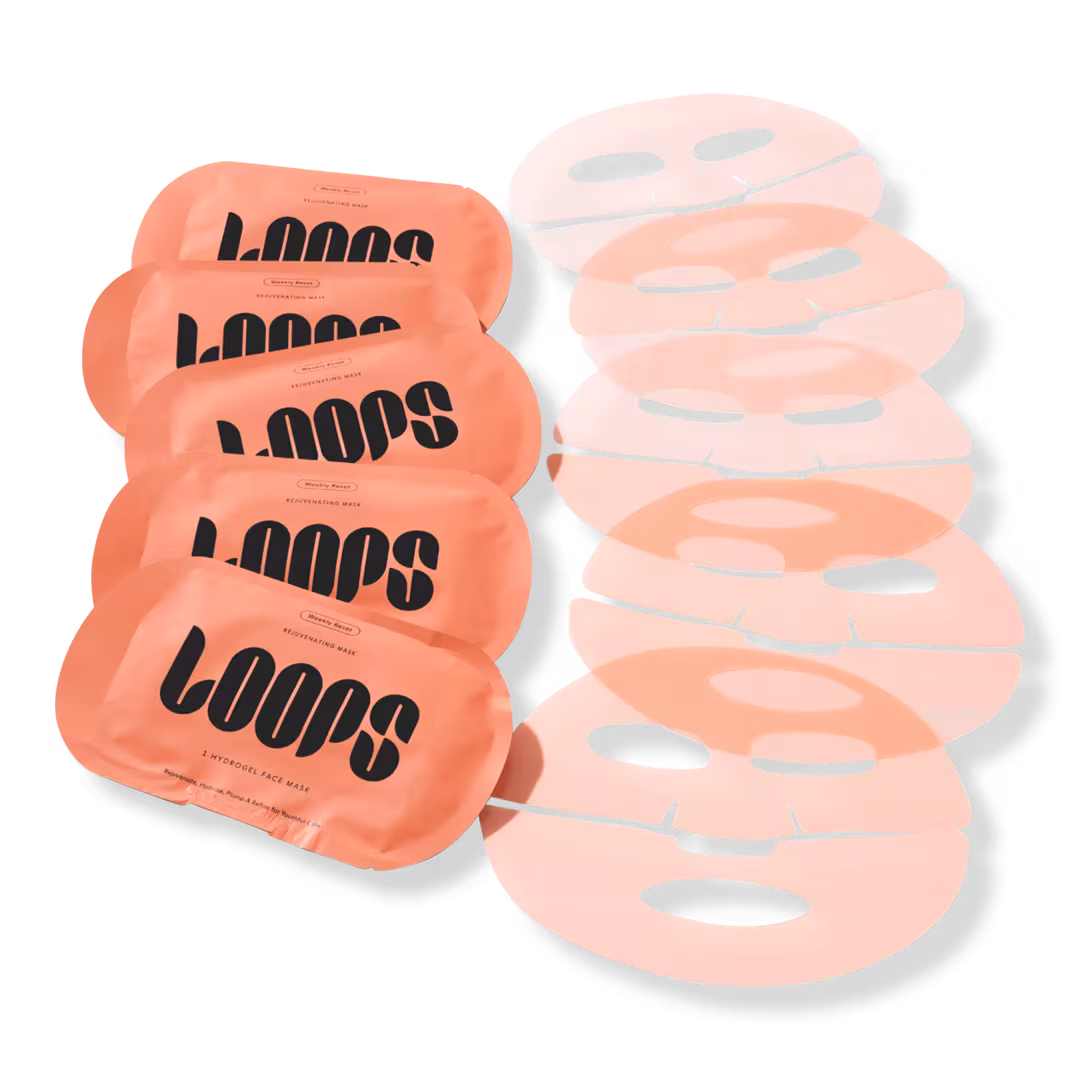 LOOPS  Weekly Reset Rejuvenating Hydrogel Face Mask Set