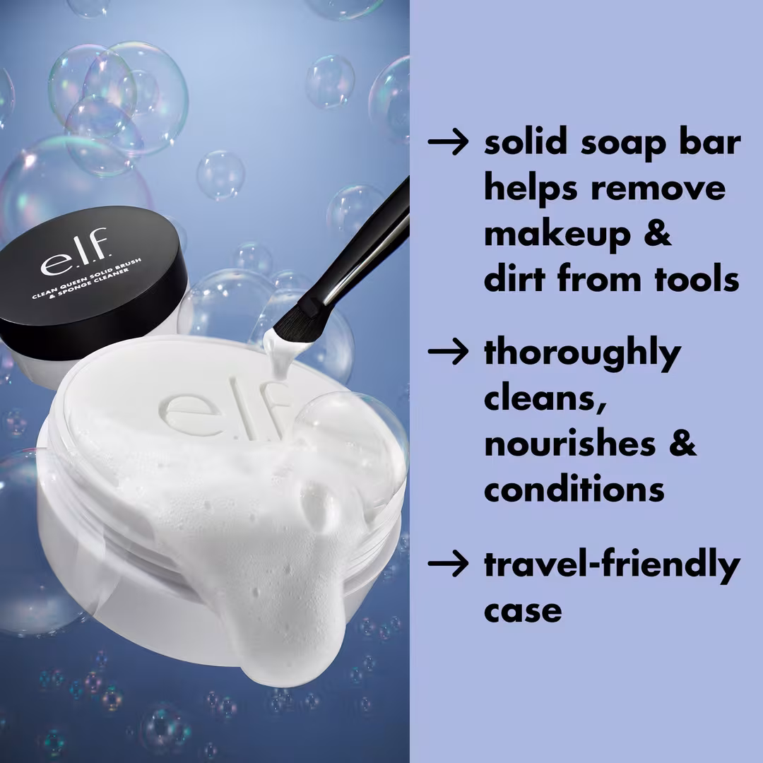 e.l.f. Cosmetics  Clean Queen Solid Brush & Sponge Cleaner