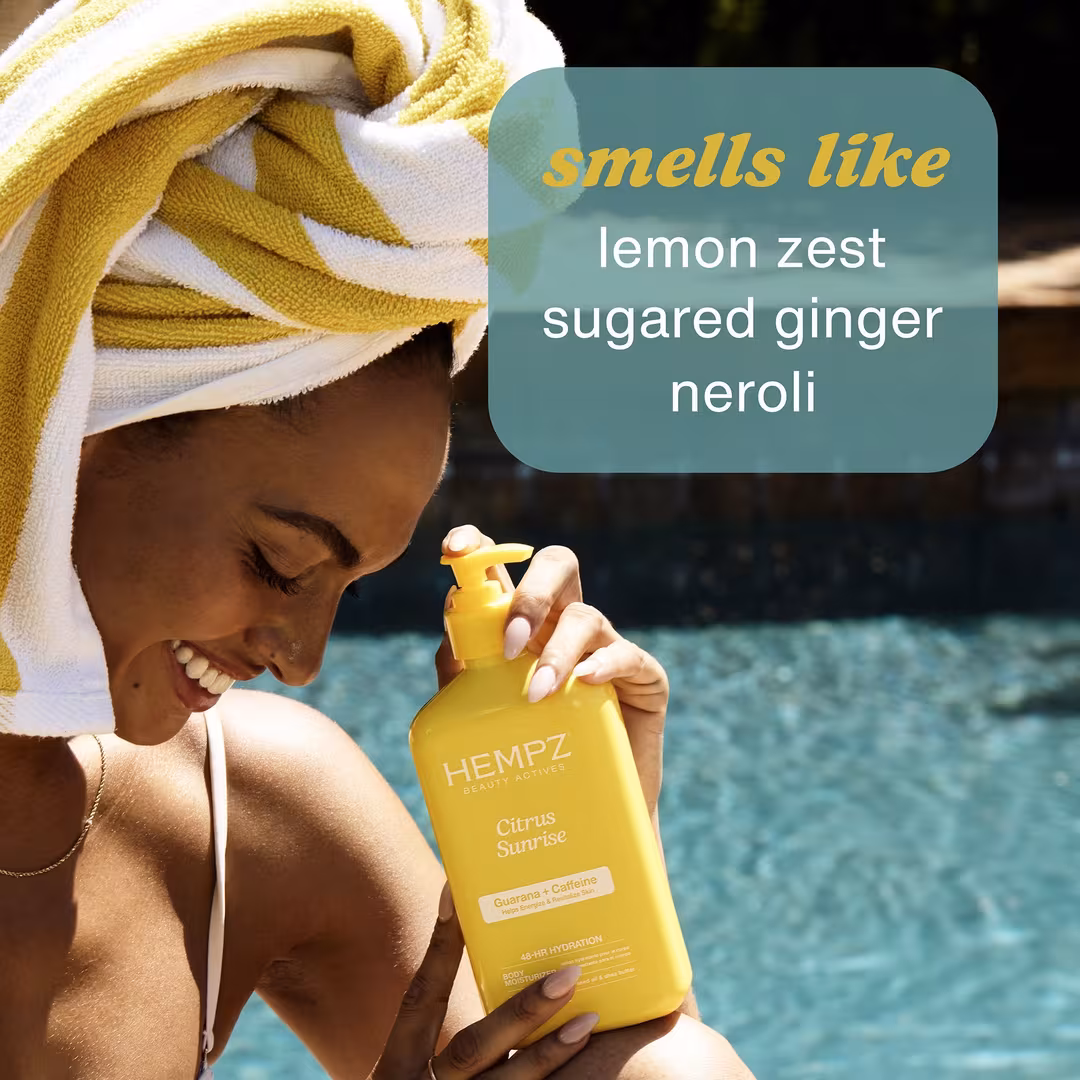 Hempz  Citrus Sunrise Body Moisturizer with Guarana + Caffeine