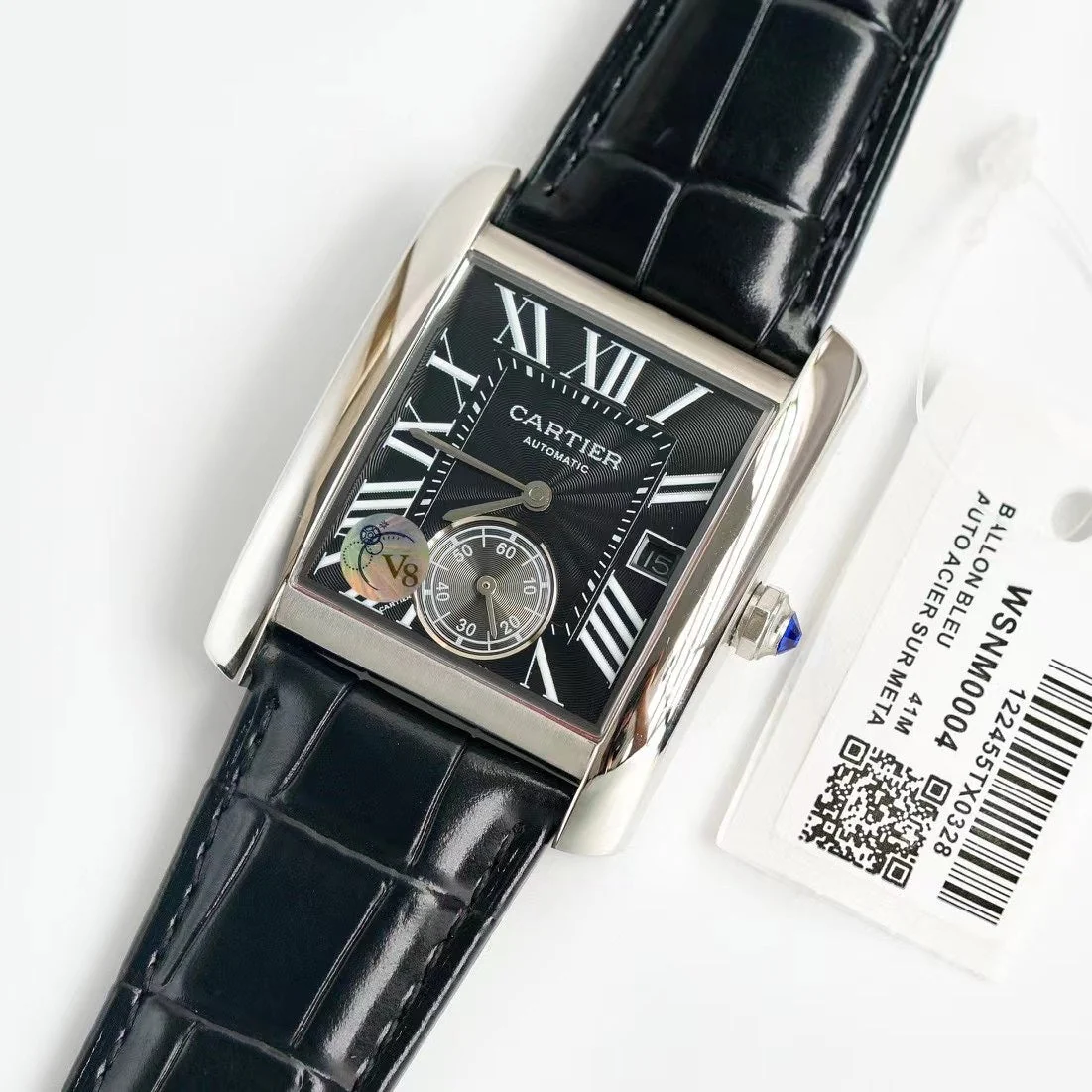 Cartier Watch TANK MC LADIES SECOND TIME STEEL CASE