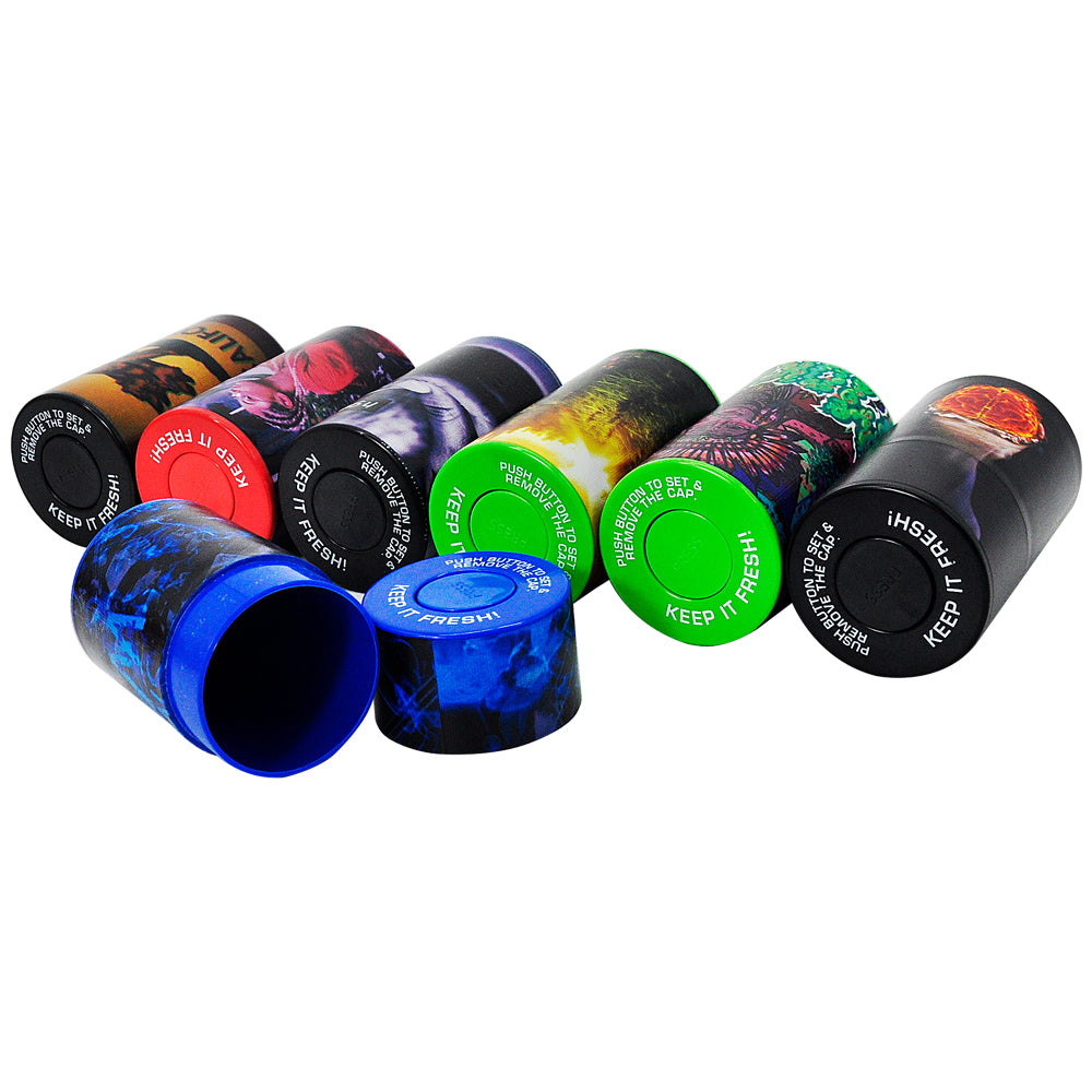 Plastic Can Marijuana Container