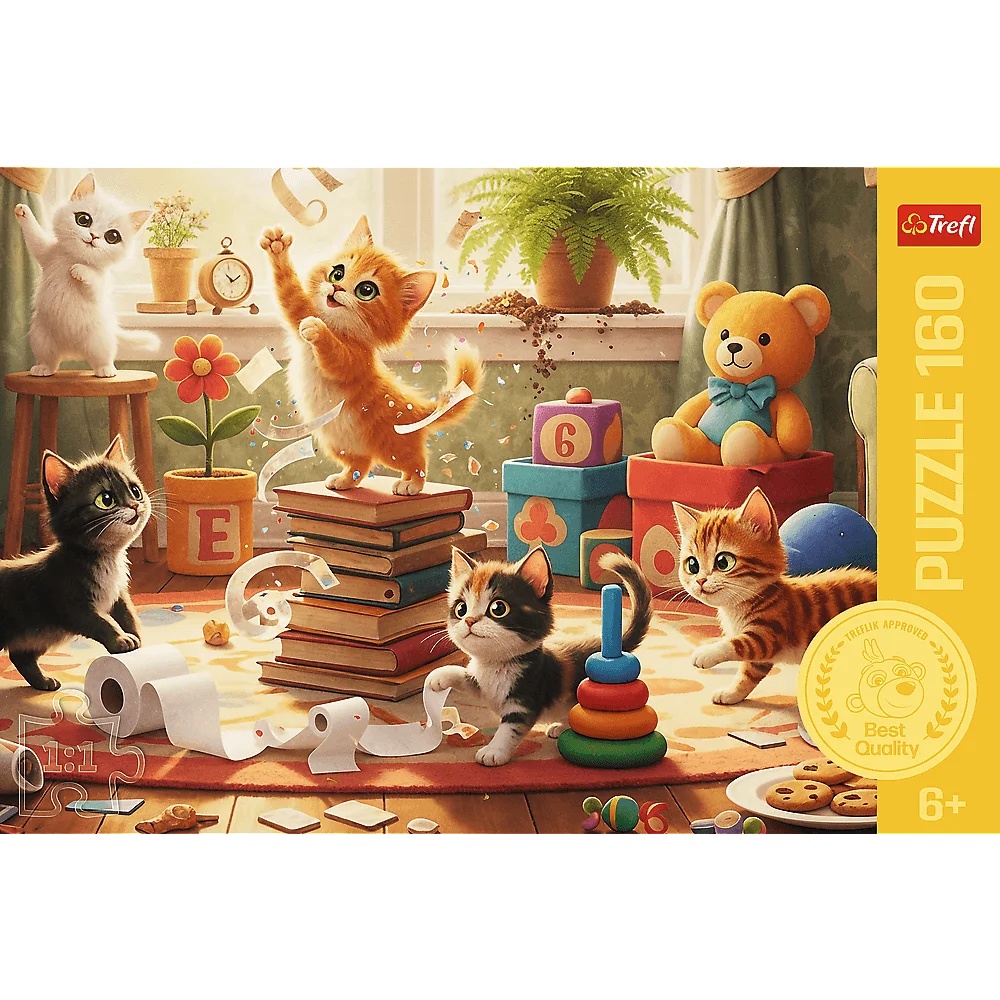 Puzzle 160 El. Kocie Psoty
