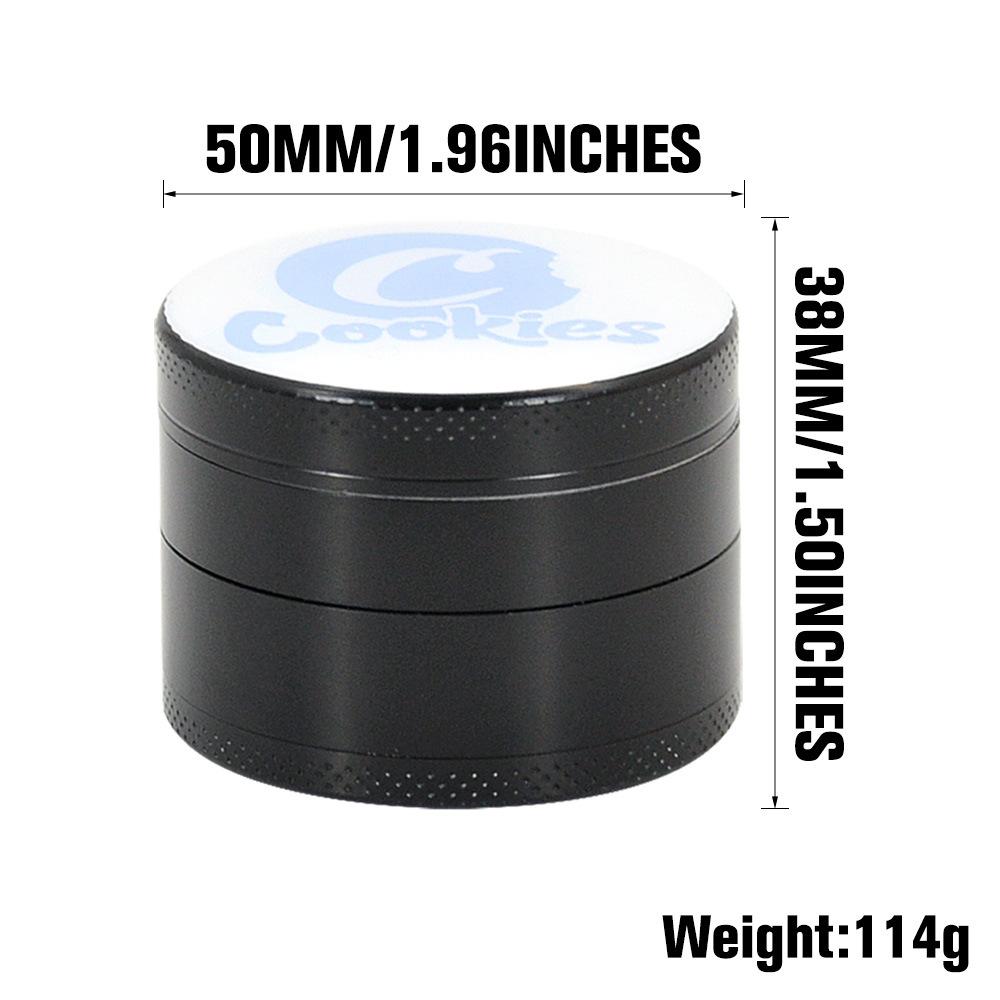 Cookies Zinc Alloy 4 Layer Herb Grinder