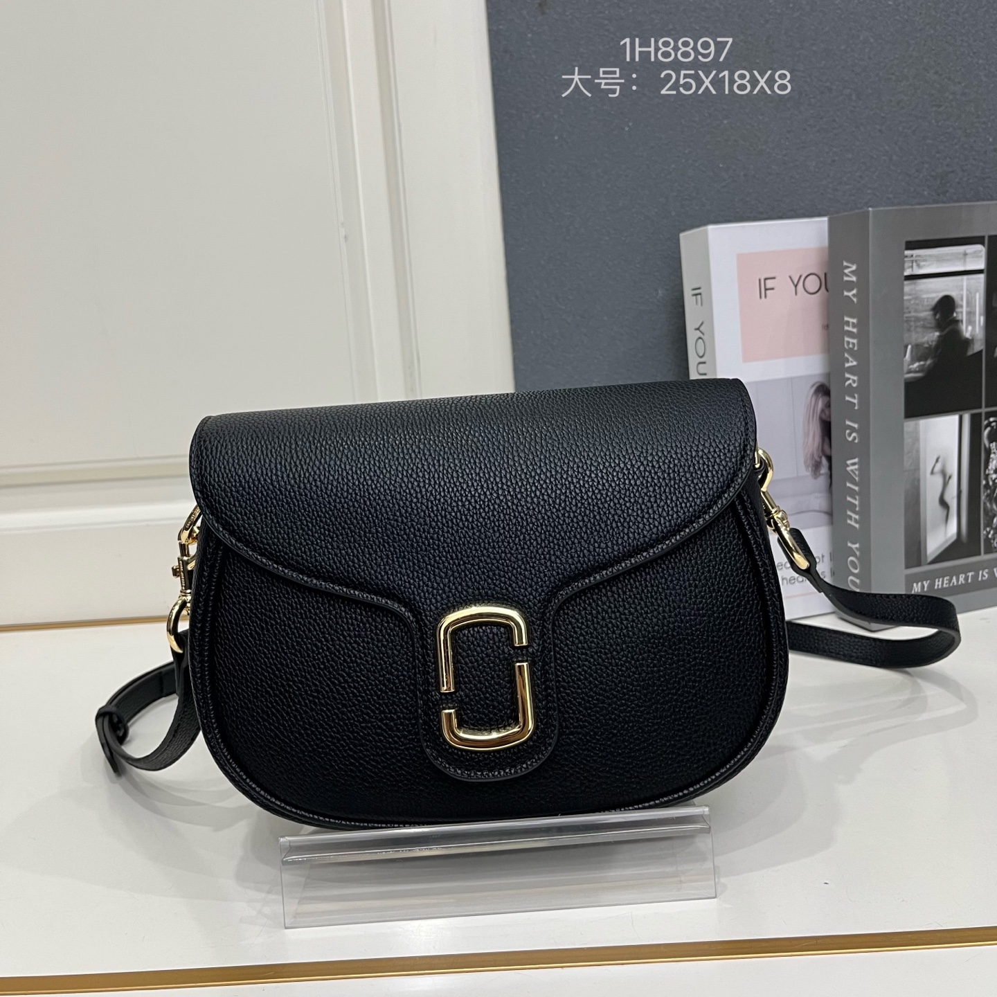Marc Jacobs The Large J Marc Saddle Bag