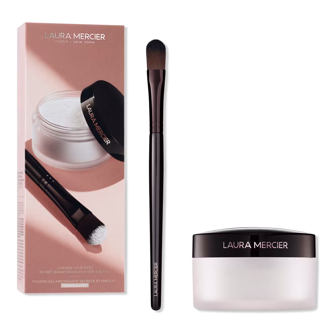 Laura Mercier  Awaken Your Eyes Secret Brightening Powder & Brush Gift Set