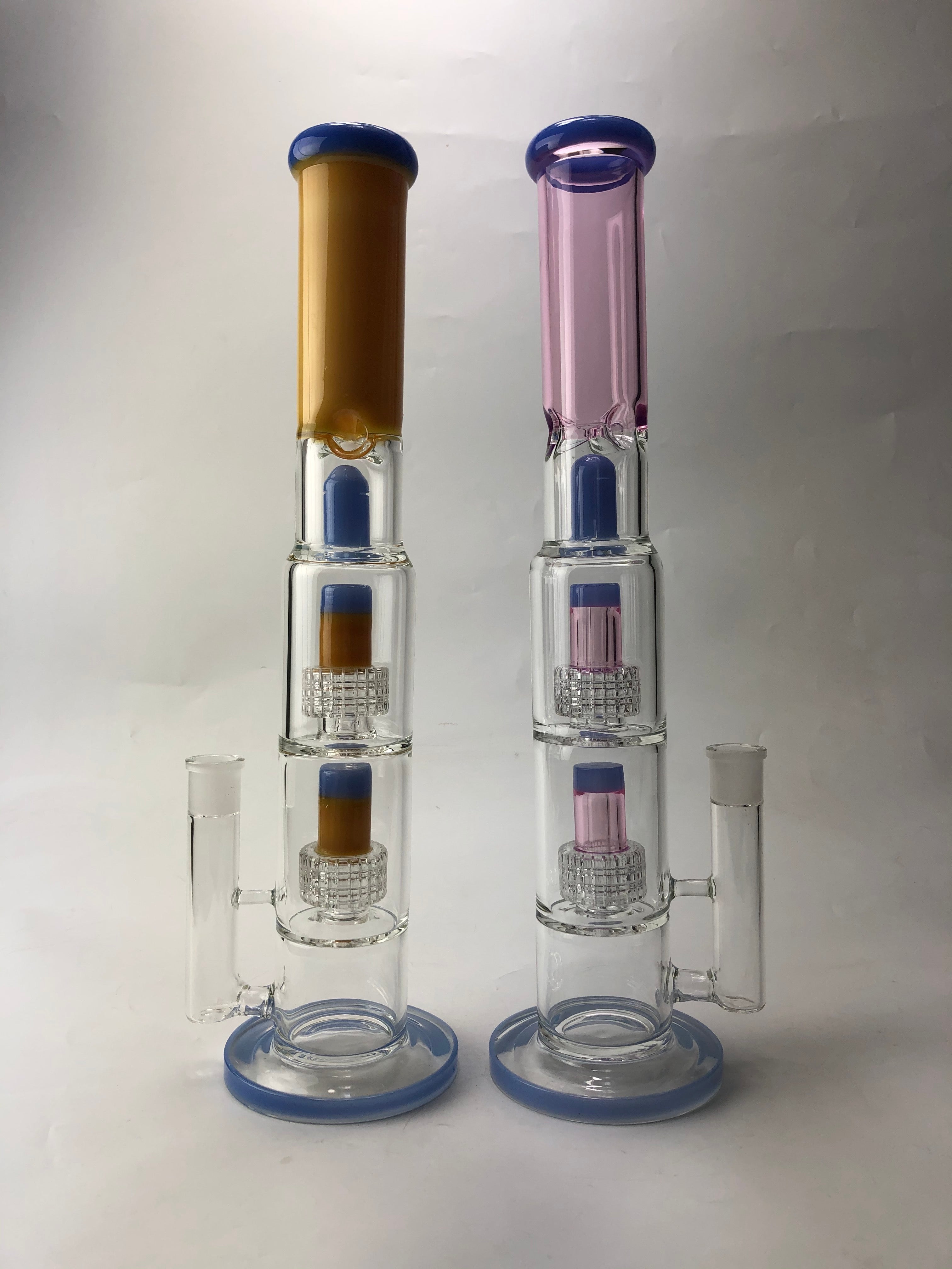 17 Double Matrix Perc Water Bong