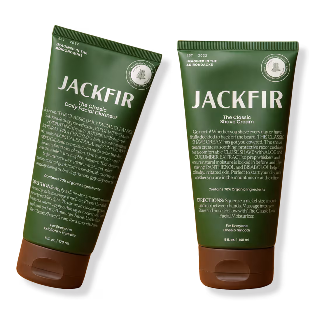 Jackfir  The Cleanser and Shave Cream Duo