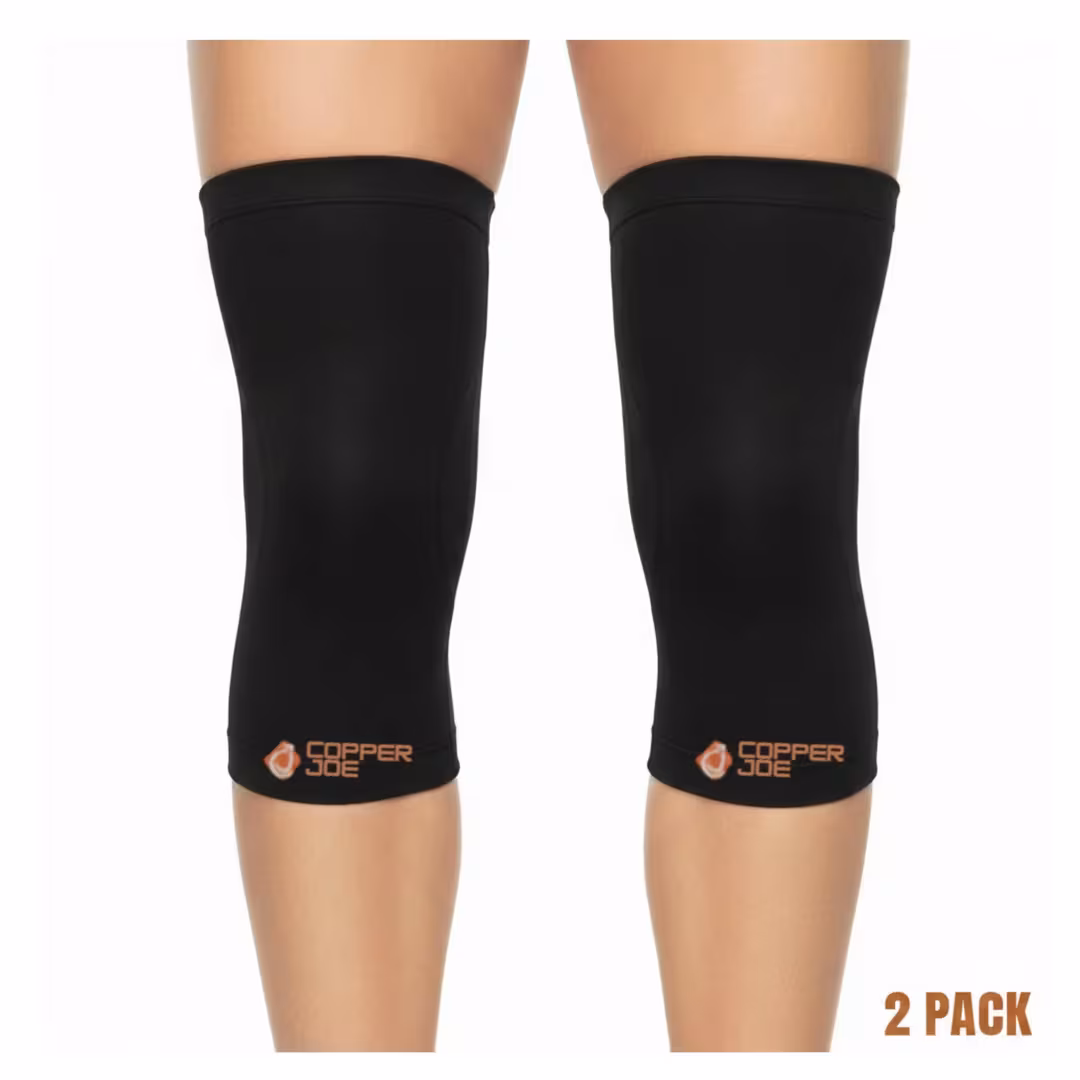 Copper Joe  Copper-Infused Knee Compression Sleeves