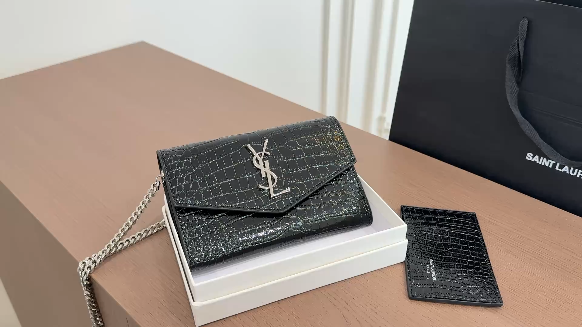 YSL Uptown Chain Wallet