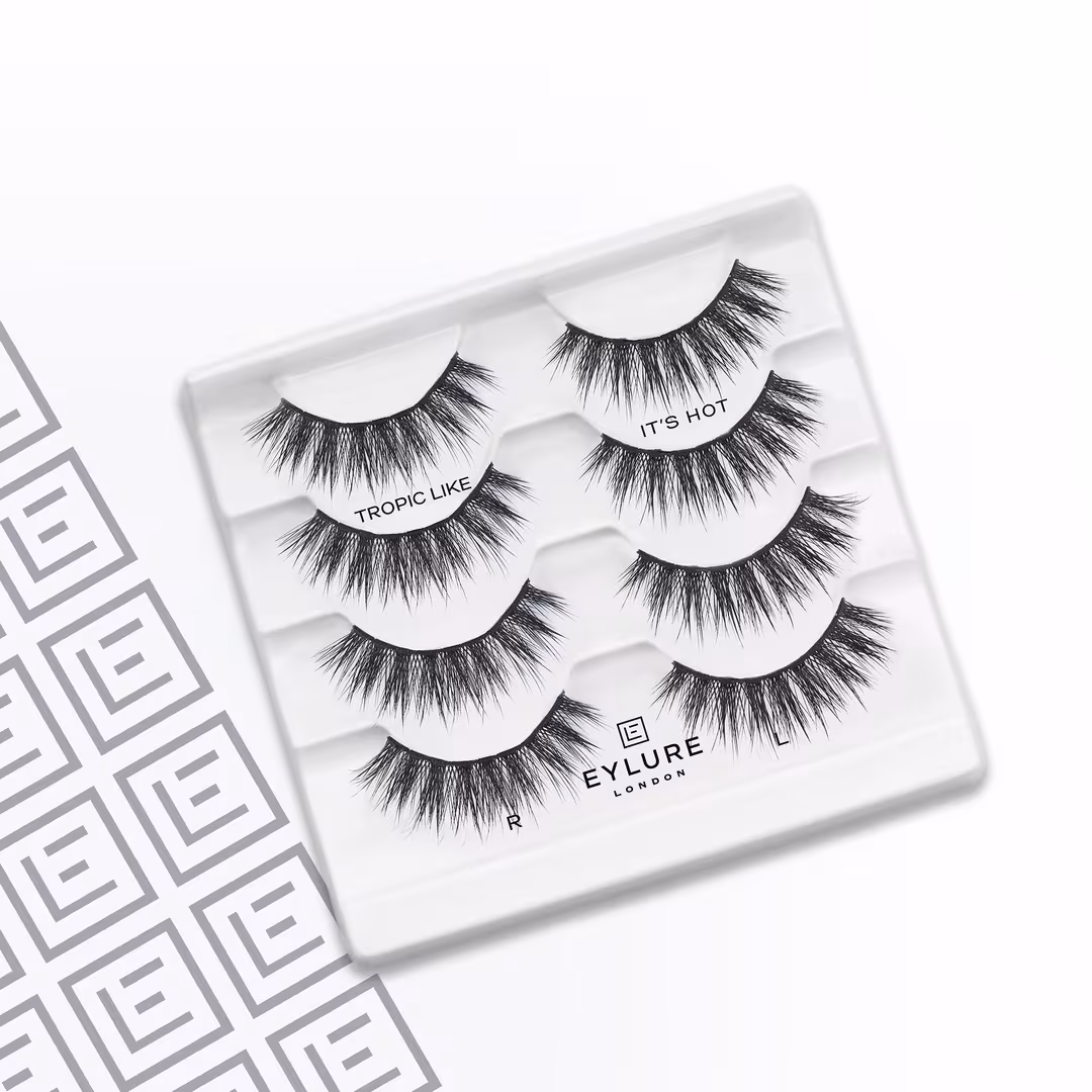 Eylure  Jordyn Woods Tropic Like It's Hot Luxe Eyelashes Multipack