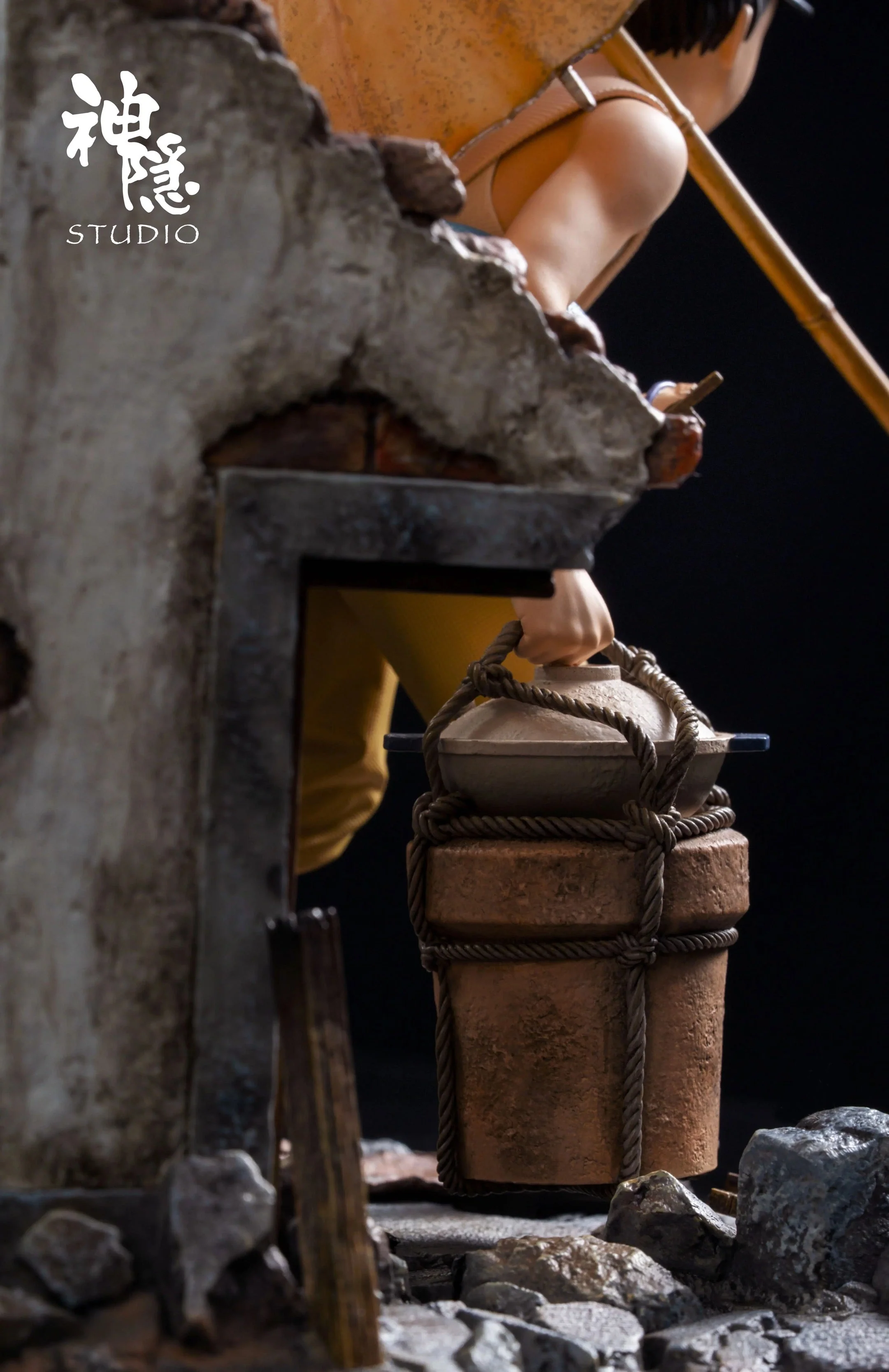 Shen Yin Studio - Grave of the Fireflies Seita Yokokawa Glimmer Under Broken Umbrella Set (Silhouette Series) | 萤火虫之墓 残伞下的微光整体 横川 清太 (剪影瞬间系列)