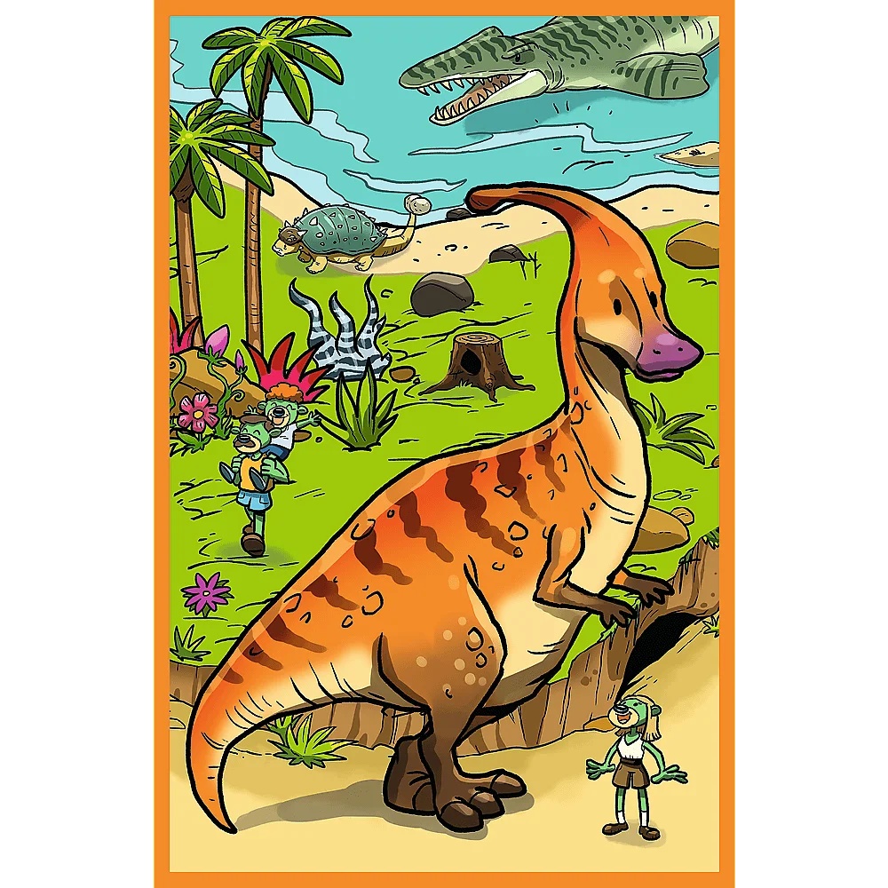 Puzzle 3X80 - Trefliki W Świecie Dinozaurów