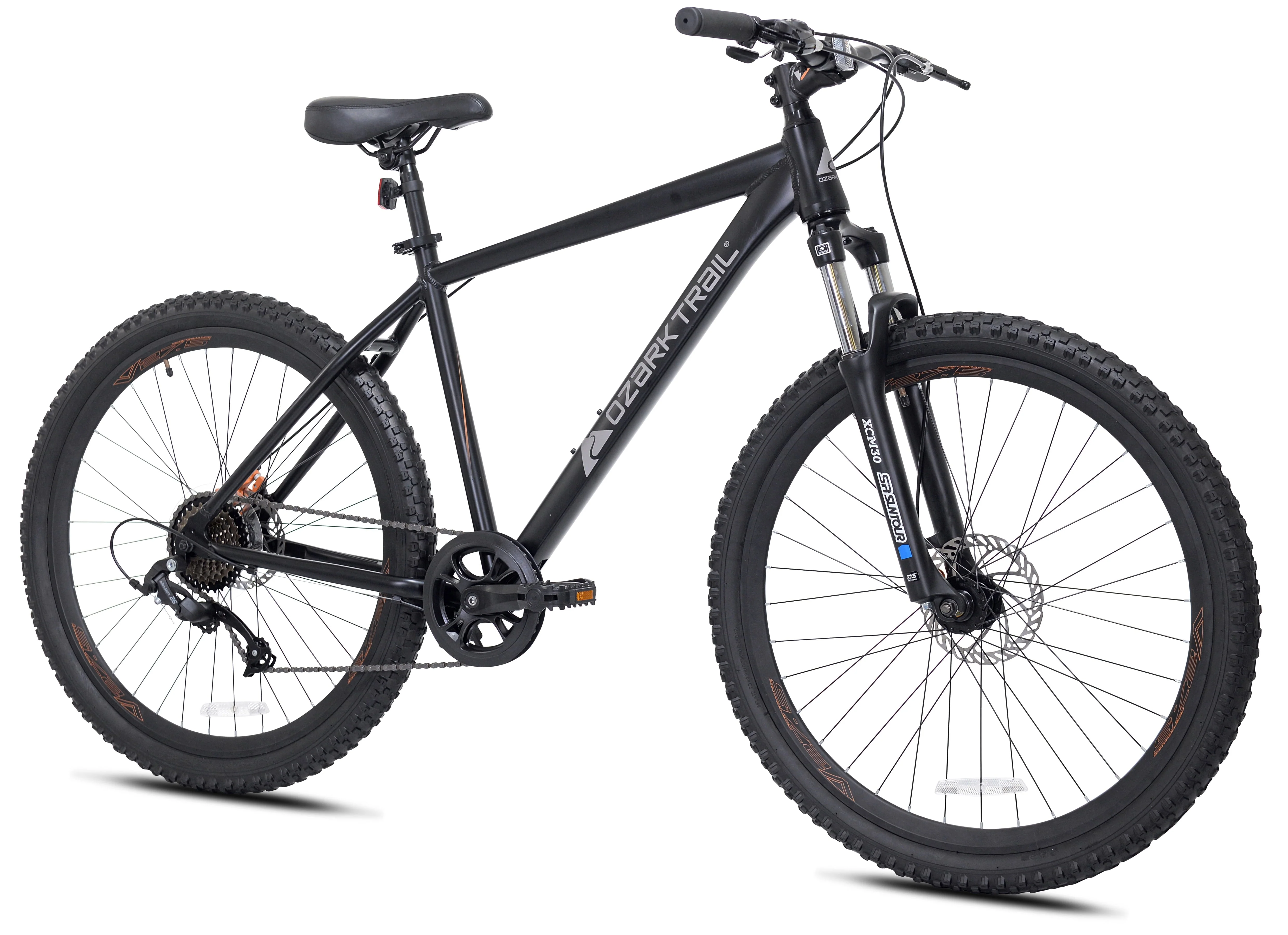 Ozark Trail 27.5" Vibe Mountain Bike, Large Frame, Black, Adult, Unisex