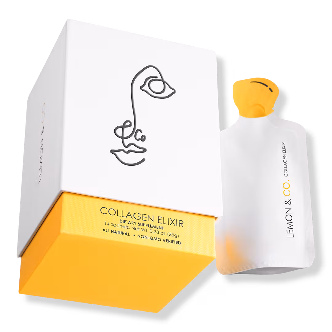 Lemon and Co. Collagen  Liquid Collagen Drink Mix | Daily Elixir with Marine Collagen & Vitamin C – Lemon Infused