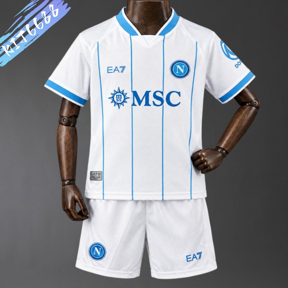 2026/2027 Napoli Away Football Shirt (Kids Kit socks)